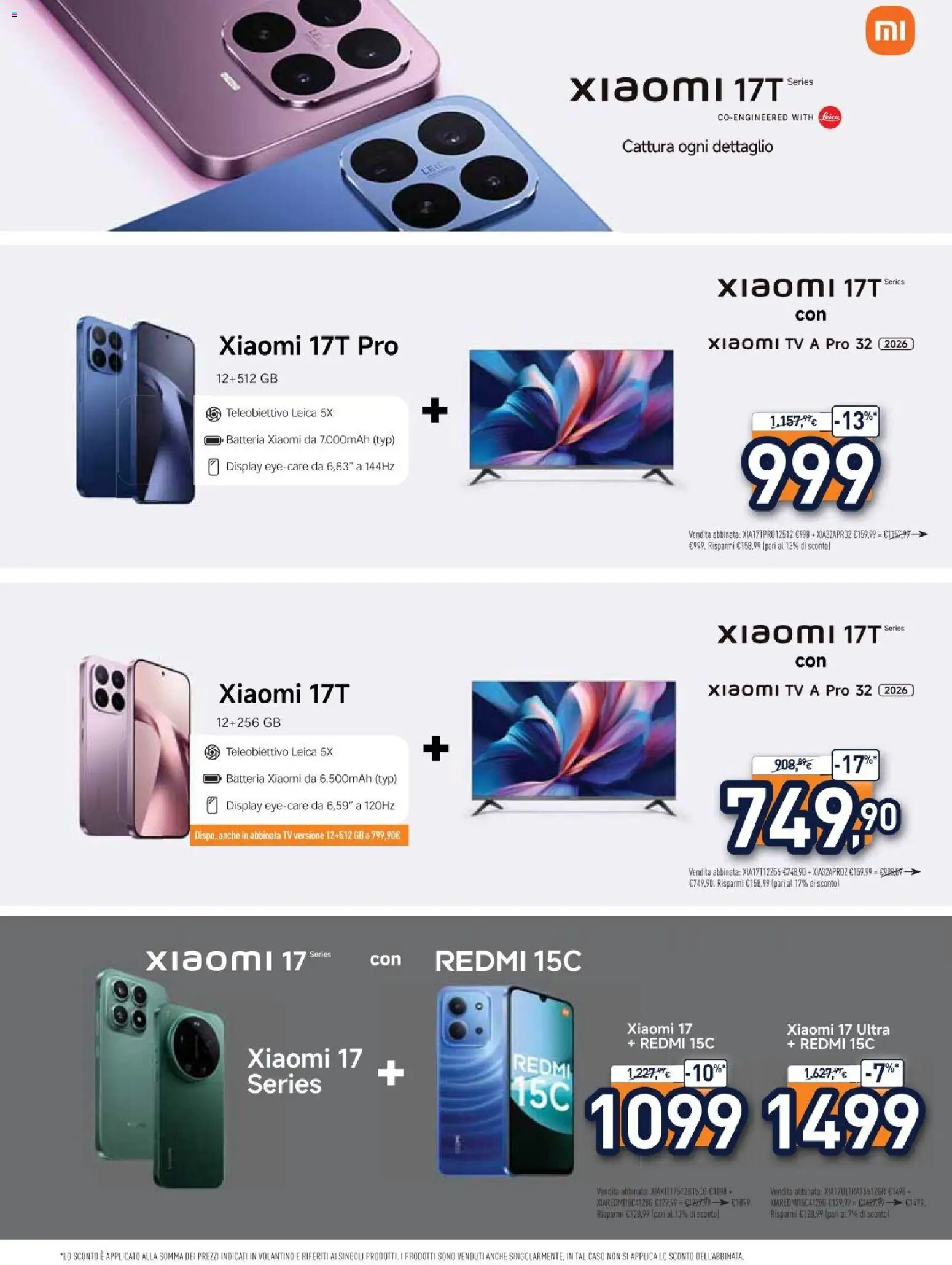 Volantino Unieuro del 29.05.2026 | Pagina: 9 | Prodotti: Xiaomi, TV, Batteria