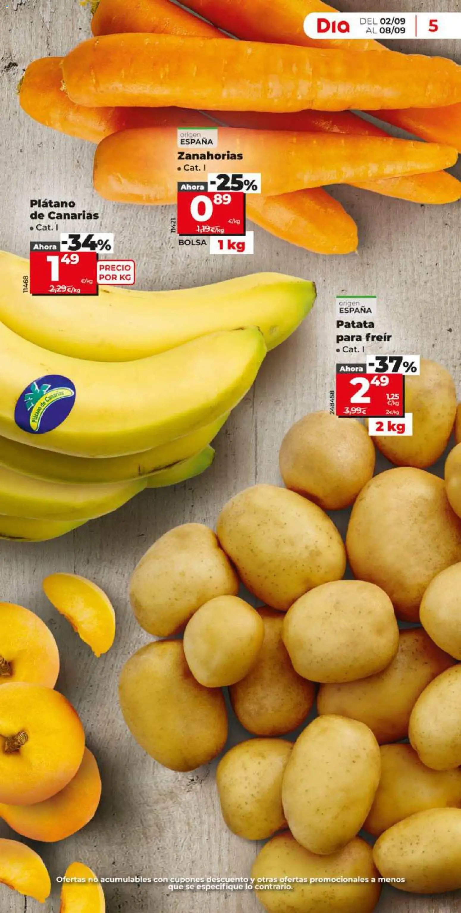 Dia - folleto │ válido desde el 02/09/2026 | Página: 5 | Productos: Bananas, Zanahorias, Bolsa