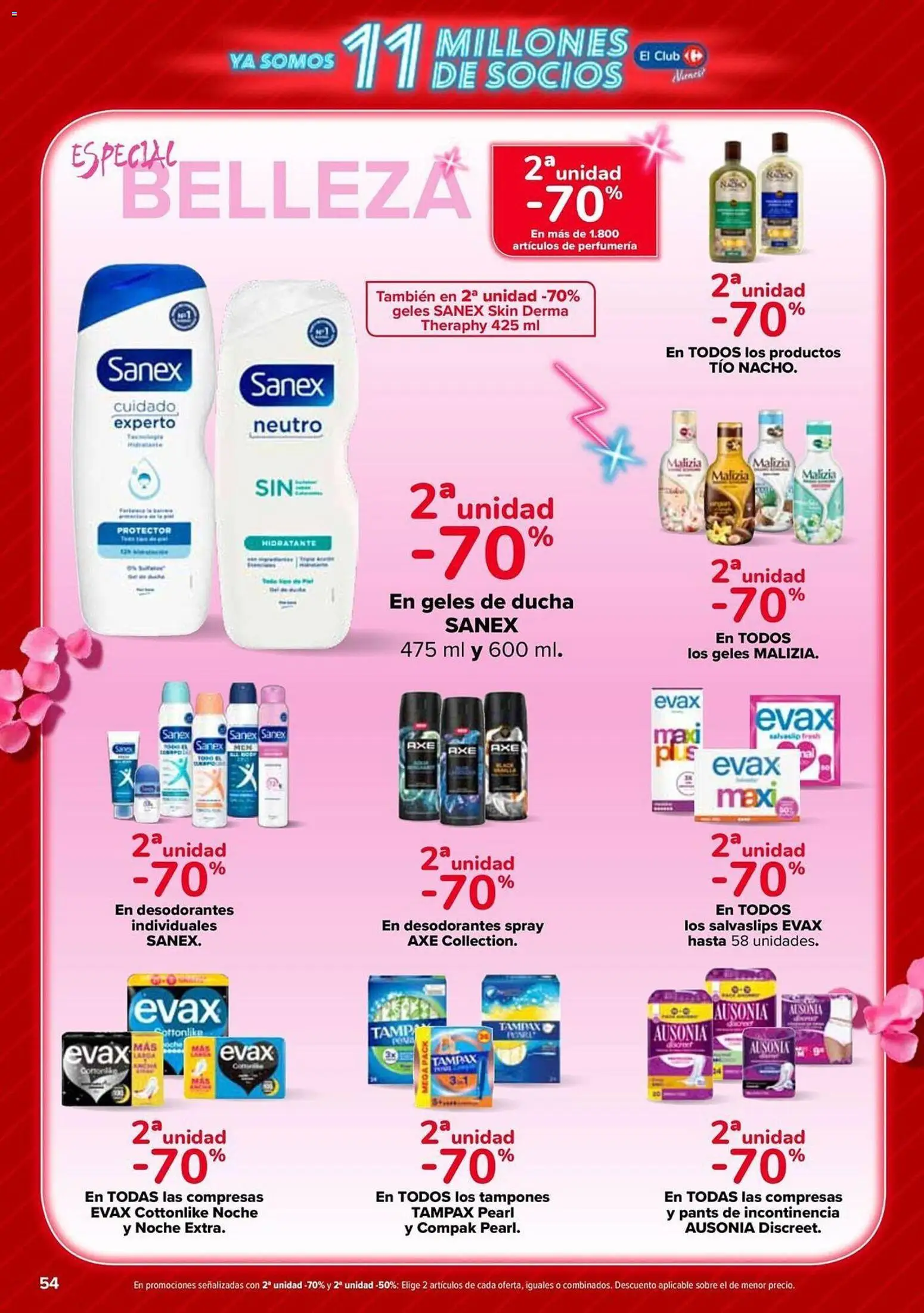 Carrefour folleto │ válido desde el 12.05.2026 | Página: 54 | Productos: Salvaslips, Tampones, Γλυφιτζούρι, Ducha
