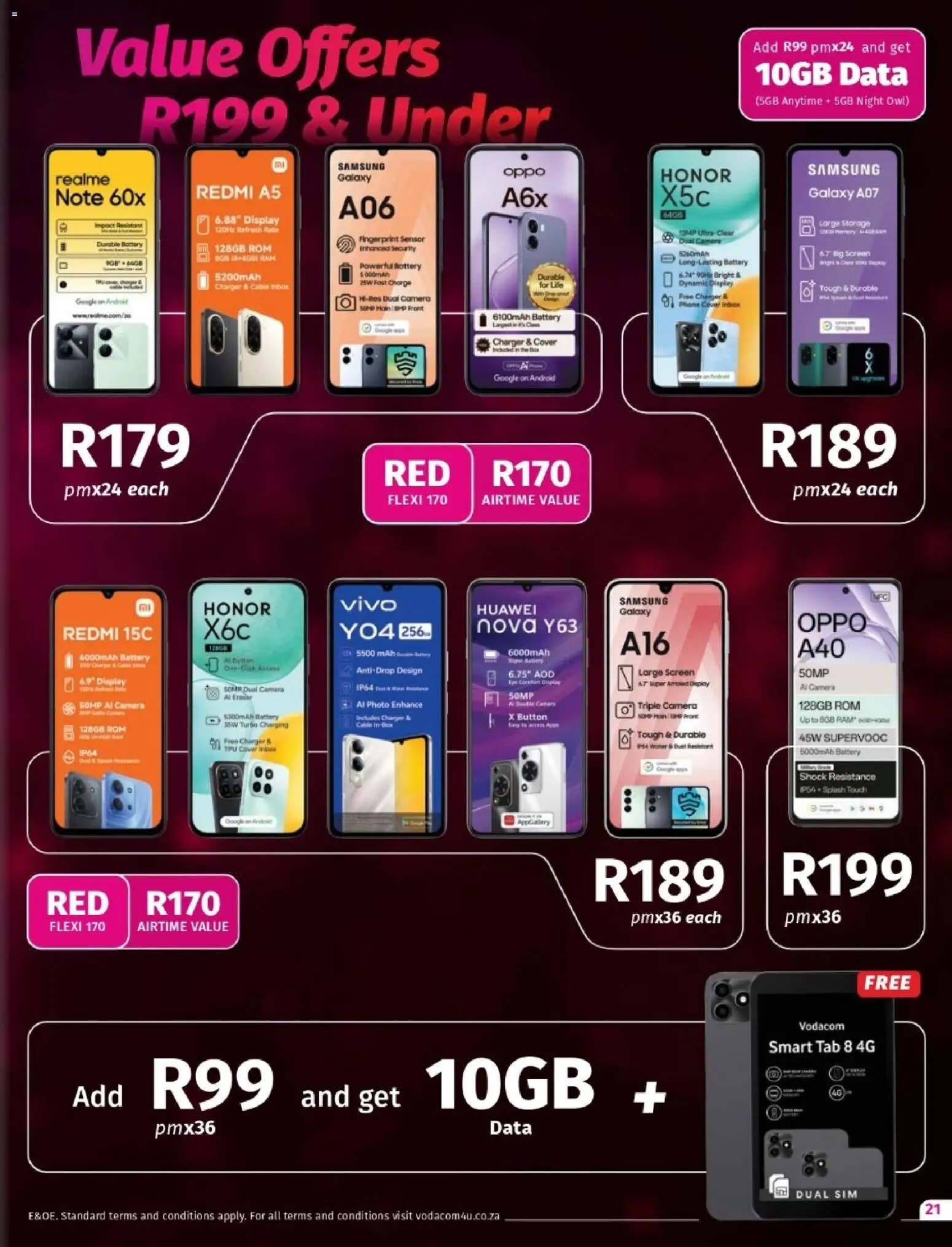 New Vodacom catalogue – valid from 07.05.2026 | Page: 21