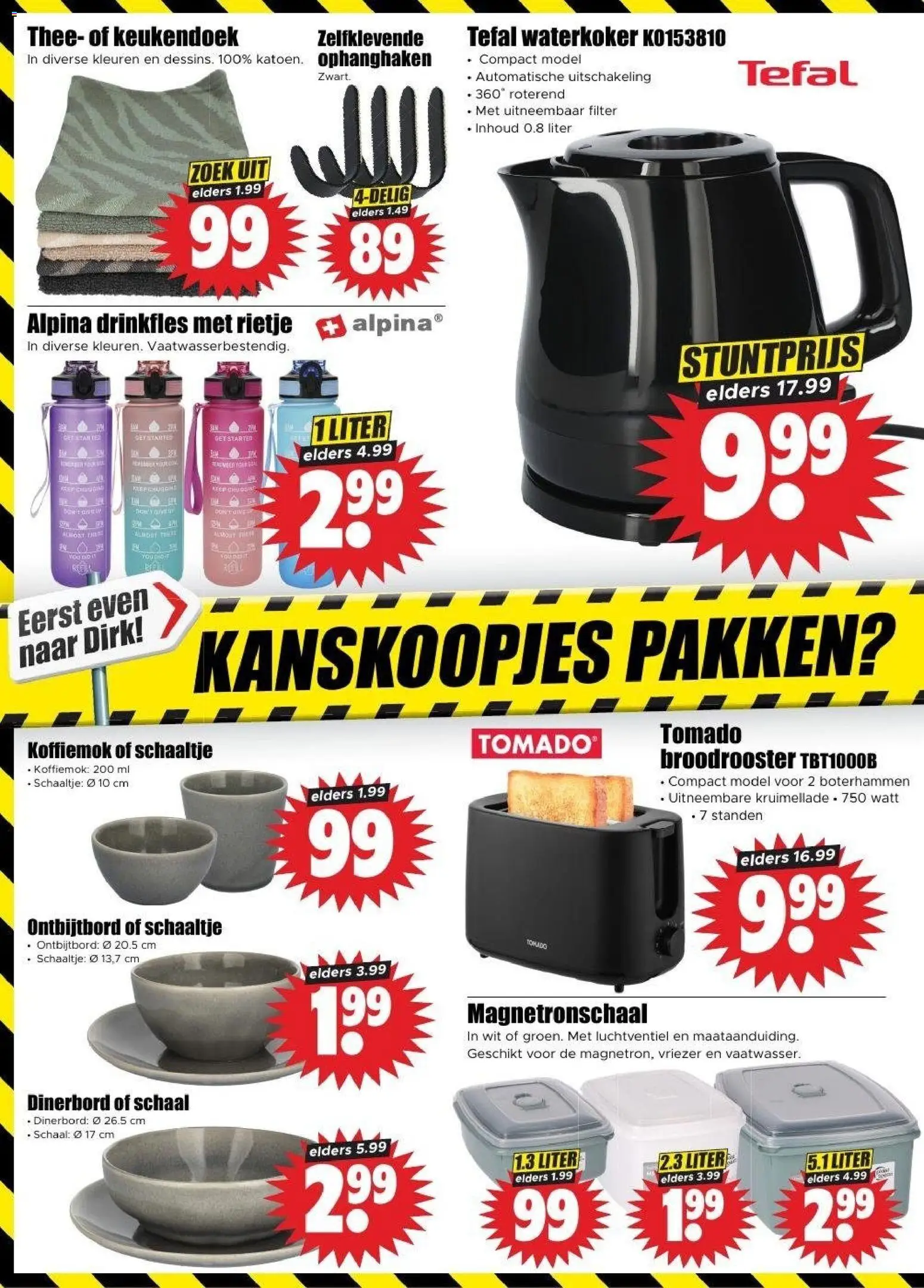 {H1} | Pagina: 25 | Producten: Broodrooster, Thee, Waterkoker, Vriezer