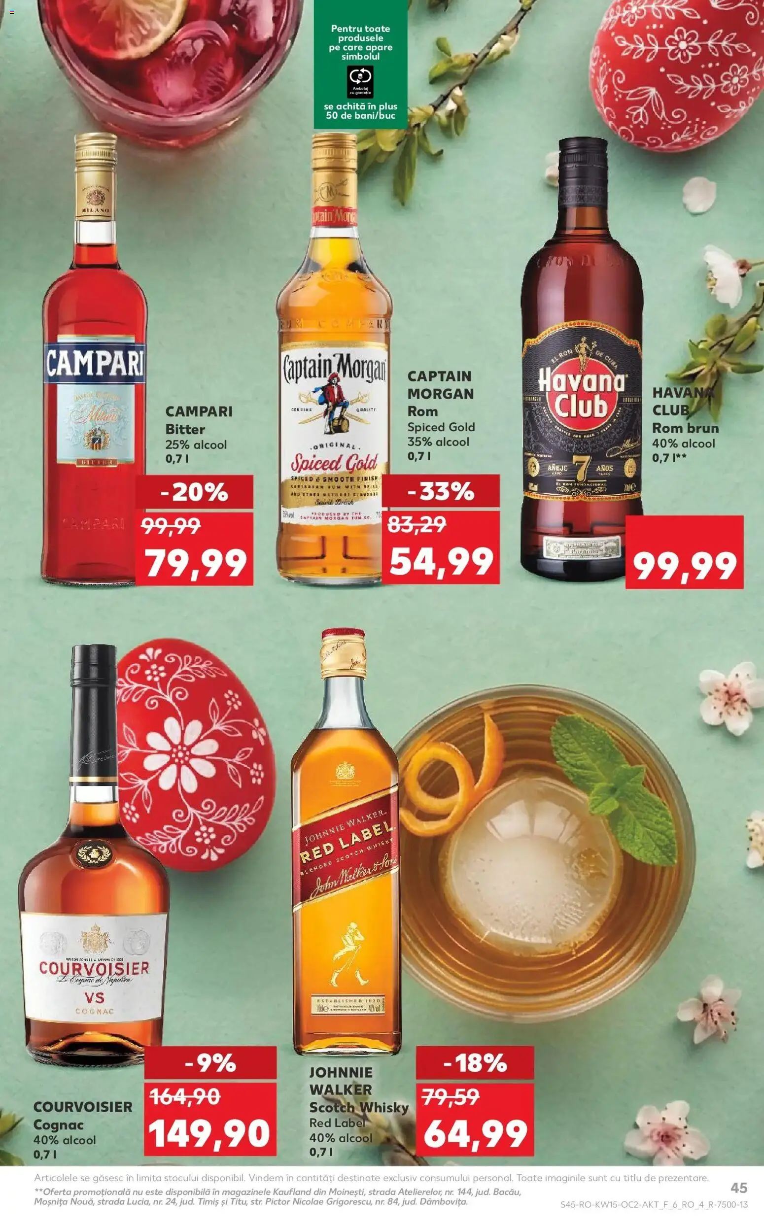 Noul catalog Kaufland – valabil de la 08.04.2026 | Pagină: 45 | Produse: Rom