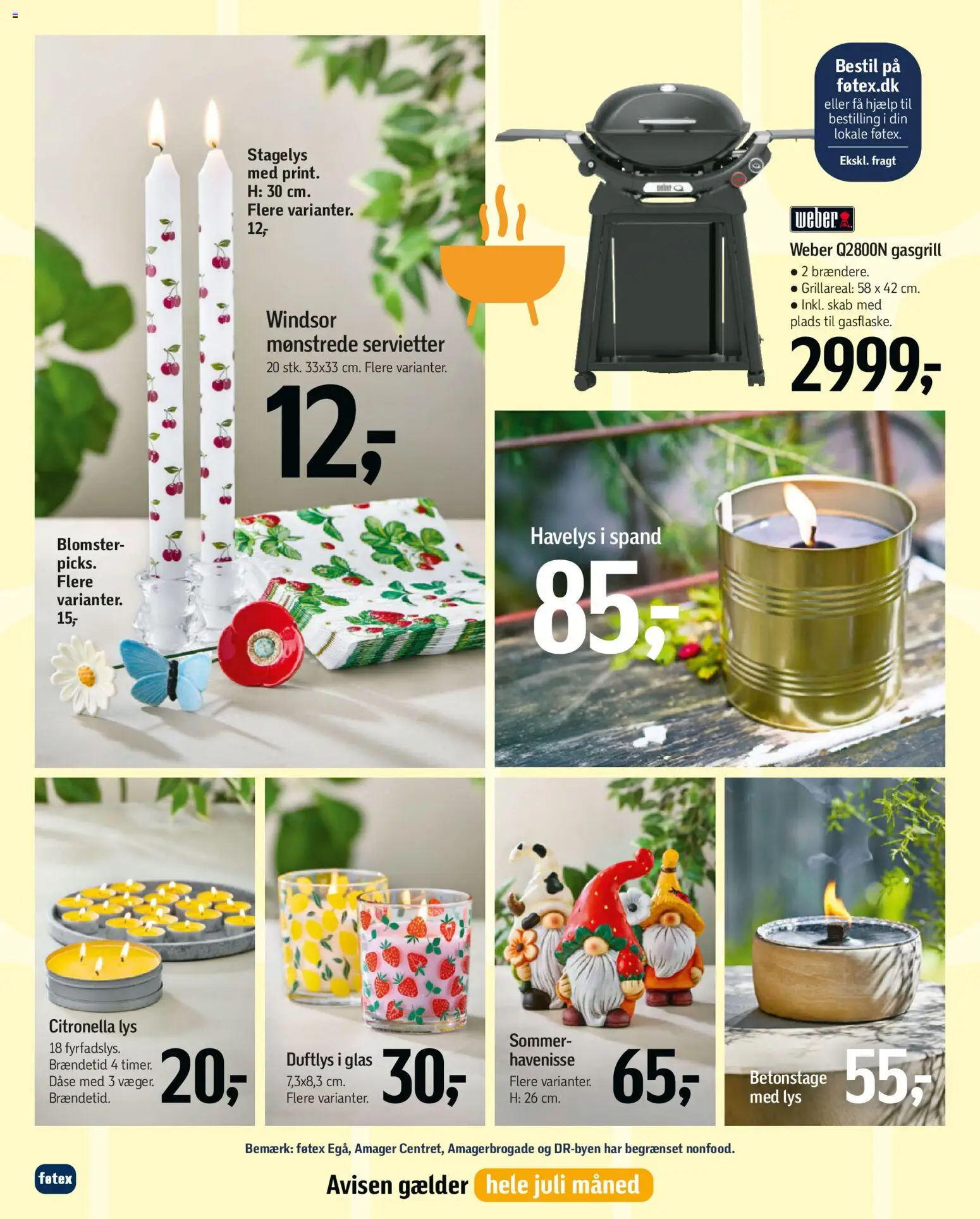 Føtex tilbudsavis – gyldig fra 26/06/2026 | Side: 8 | Produkter: Duftlys, Skab