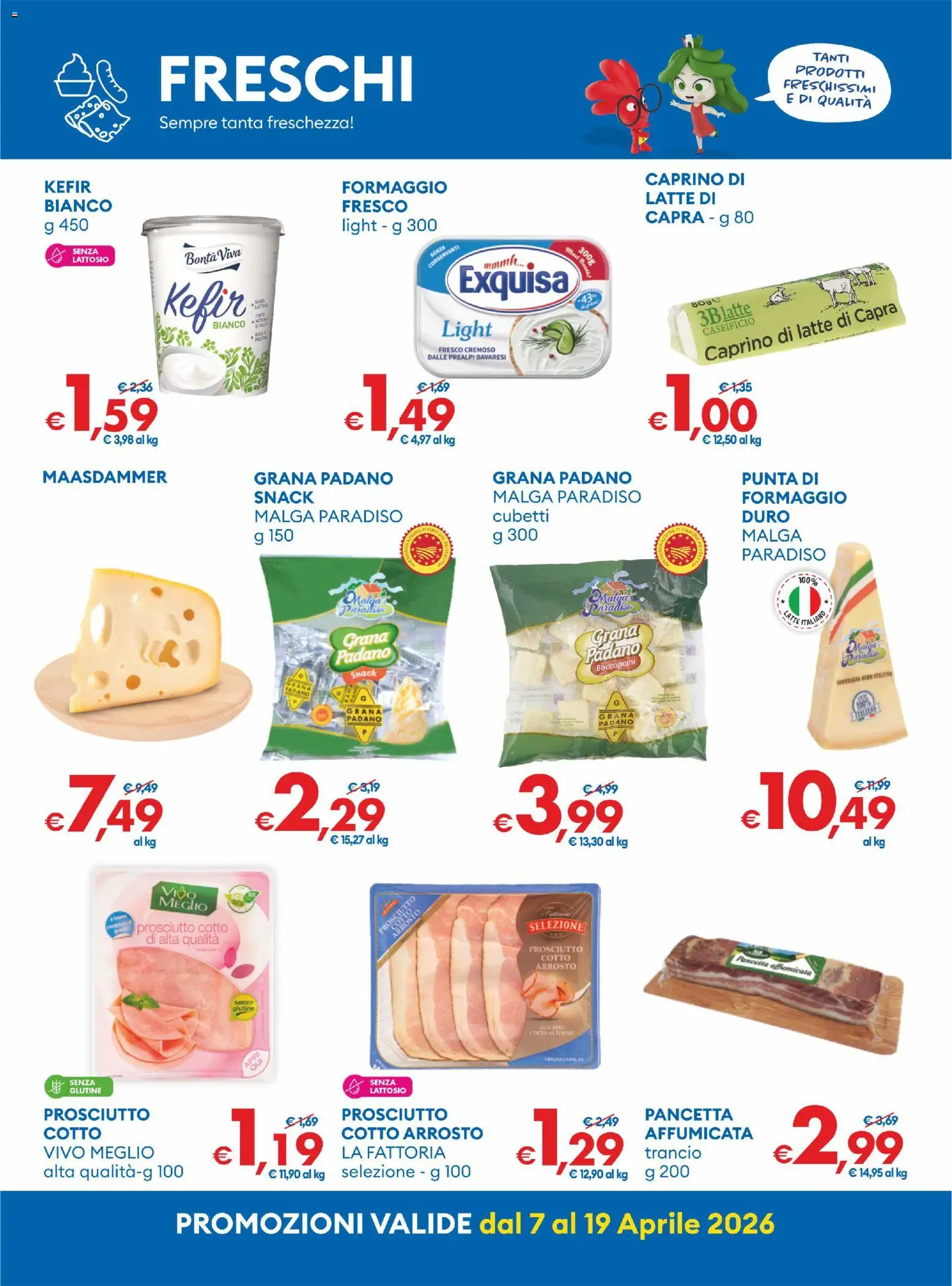 Volantino MD Discount del 07.04.2026 | Pagina: 14 | Prodotti: Arrosto, Prosciutto Cotto, Pancetta, Prosciutto