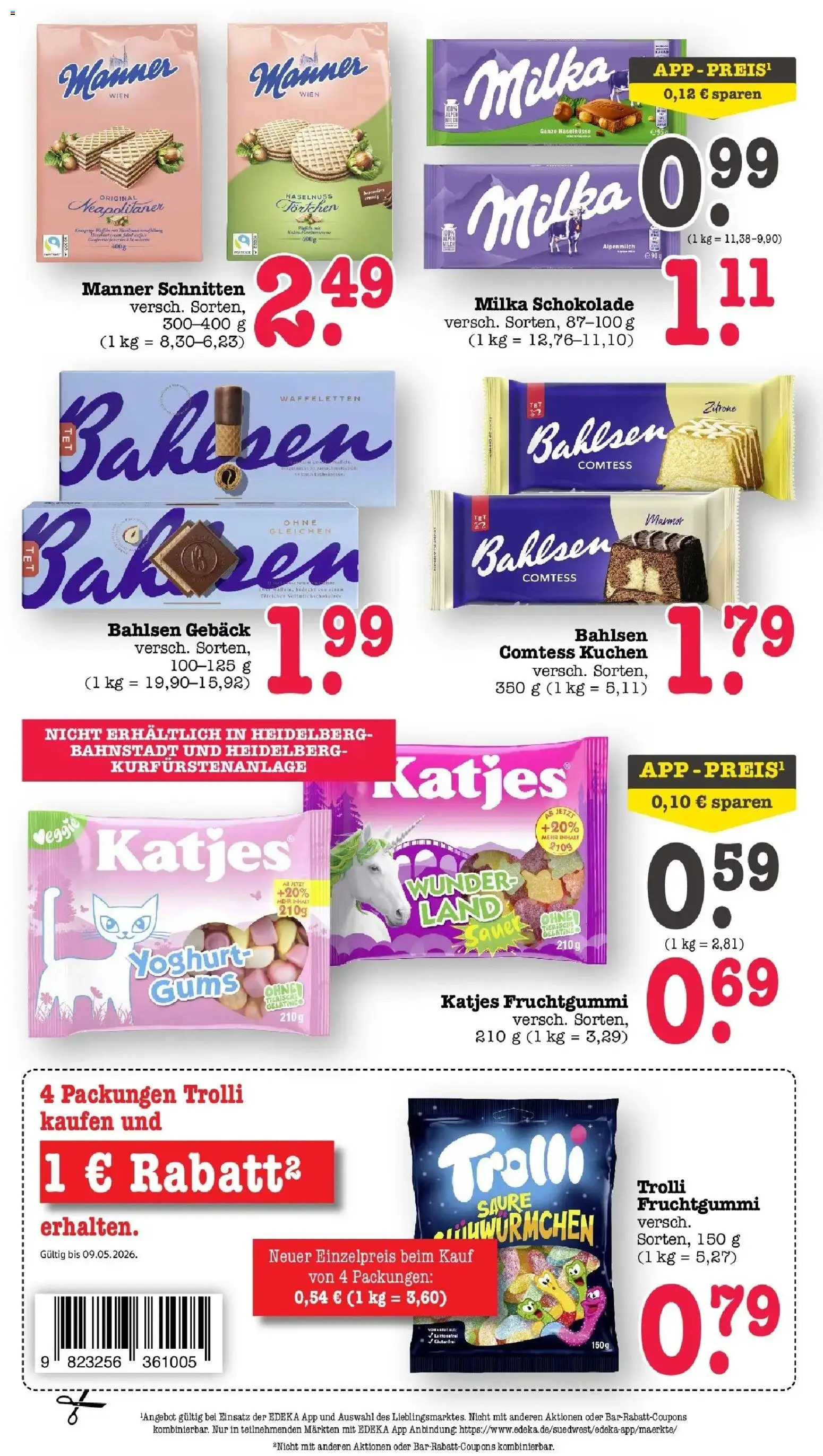 Edeka prospekt Wörth Am Rhein	 – gültig ab 04.05.2026 | Seite: 42 | Produkte: Schokolade, Milka schokolade, Katjes, Milka