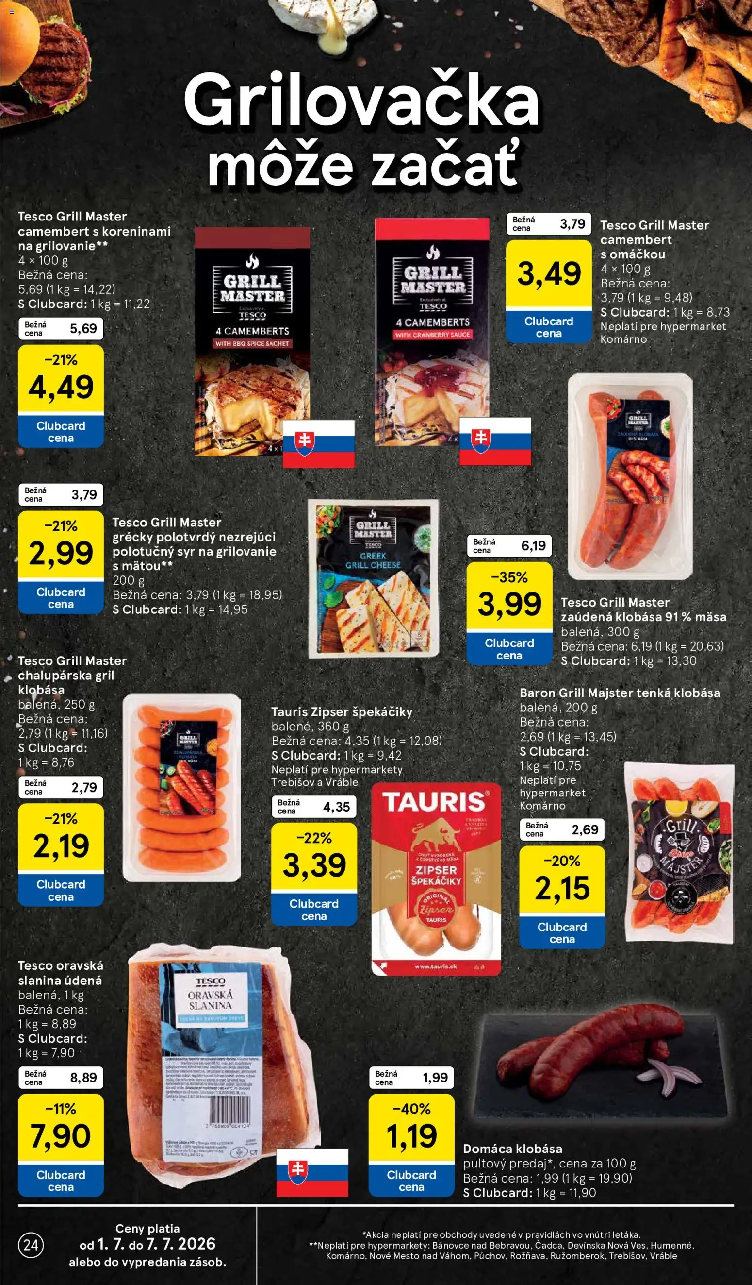 Nové Tesco akcie – leták je platný od 01.07.2026 | Strana: 24