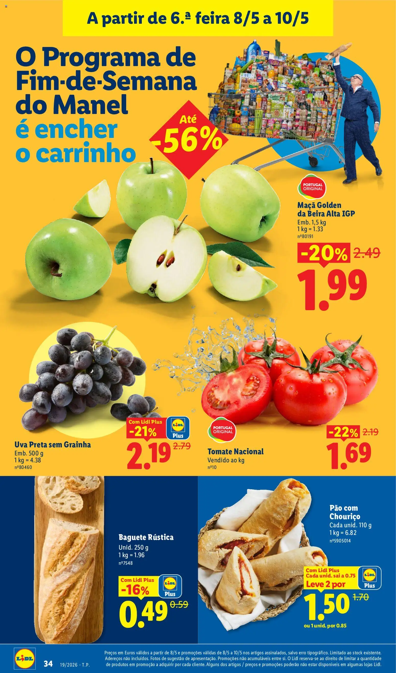 Lidl folheto | 04/05/2026 |  🎉 Como obter um desconto limitado? Poupe ainda hoje! | Portugal