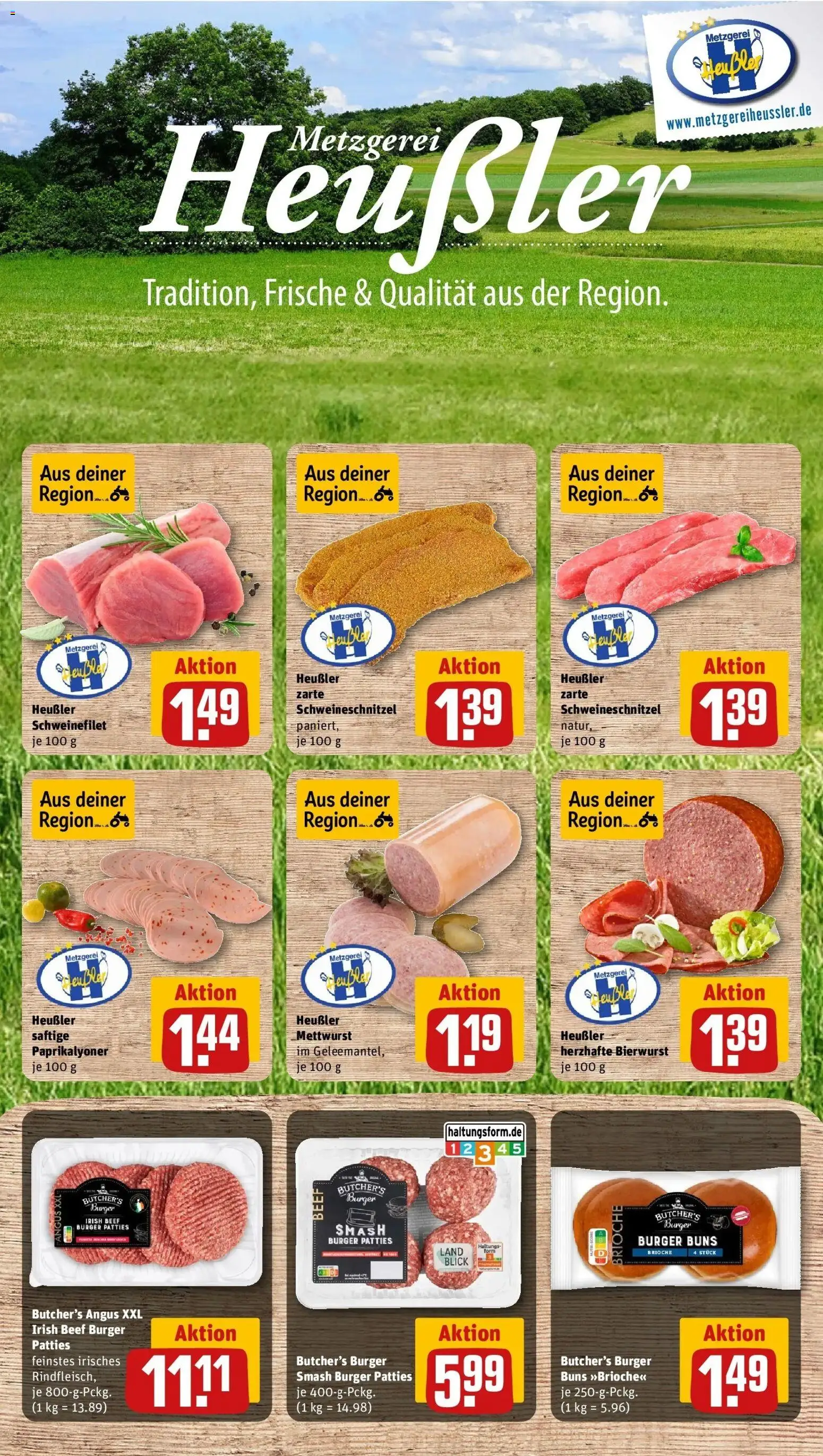 REWE Prospekt ab 24.08.2026 zum Blättern » Angebote | Seite: 8 | Produkte: Burger, Schweinefilet