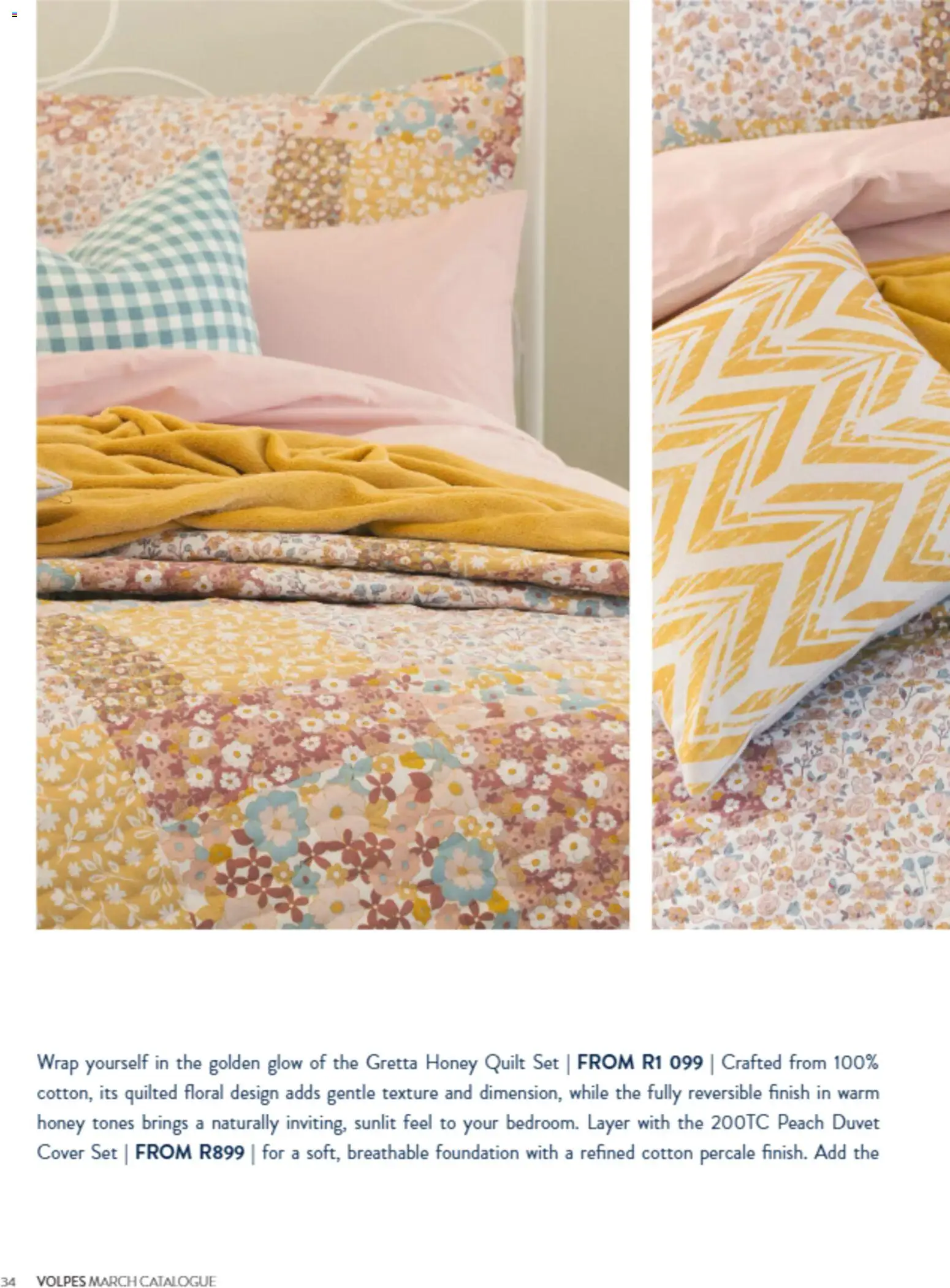 New Volpes catalogue – valid from 01/03/2026 | Page: 34 | Products: Cover, Duvet, Foundation, Peach
