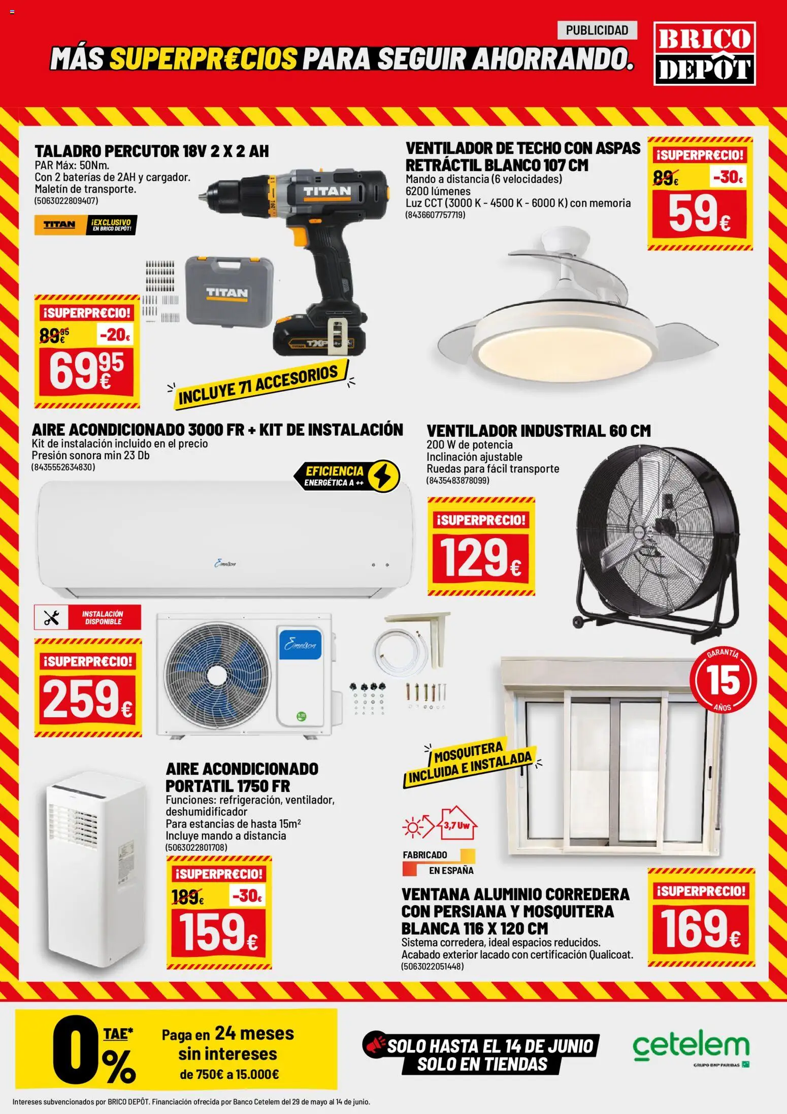 Brico Depôt folleto │ válido desde el 29.05.2026 | Página: 3 | Productos: Aire acondicionado, Ventilador