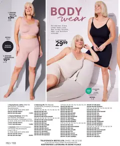 Ulla Popken akciós újság - amely érvényes a következő dátumtól: 01.05.2026 | Oldal: 192 | Termékek: Body, Púder