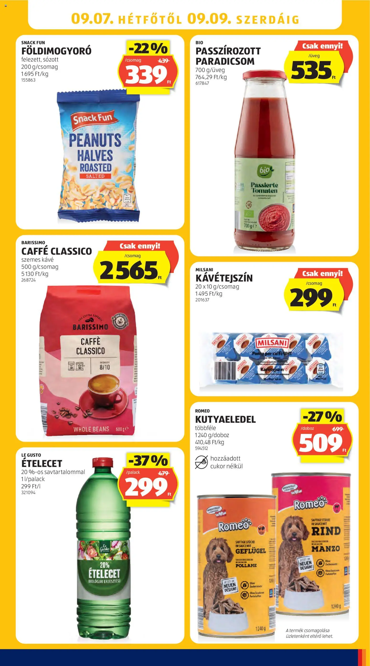 Aldi akciós ujság - amely érvényes a következő dátumtól: 2026.09.03. | Oldal: 39