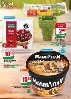 Pogląd oferty "Lody Manhattan czekoladowo karmelowe z orzeszkami, Lody Manhattan czekoladowo karmelowe z orzeszkami 1,4 L" - ważna od 10.06.2026 | Strona: 37