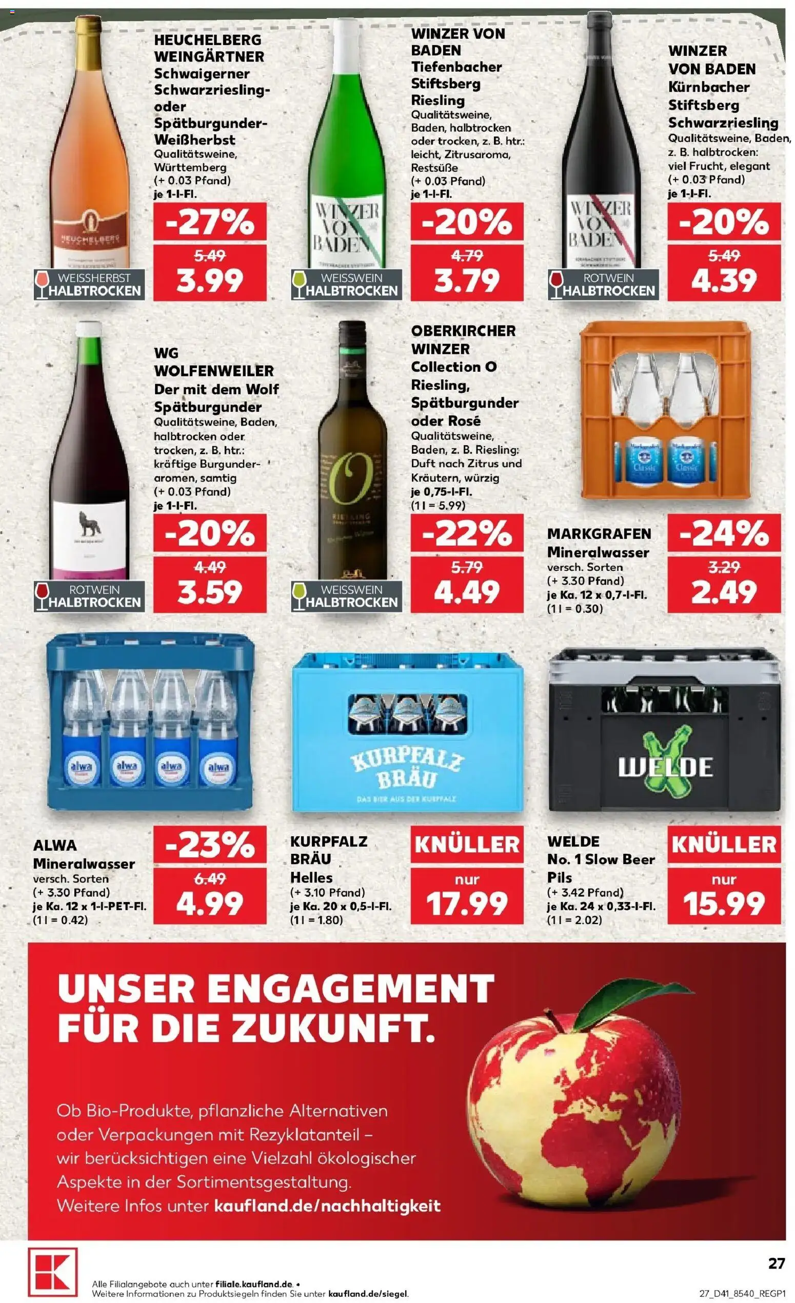 Prospekt Kaufland ab 08.10.2026 » Angebote Online zum Blättern | Seite: 27