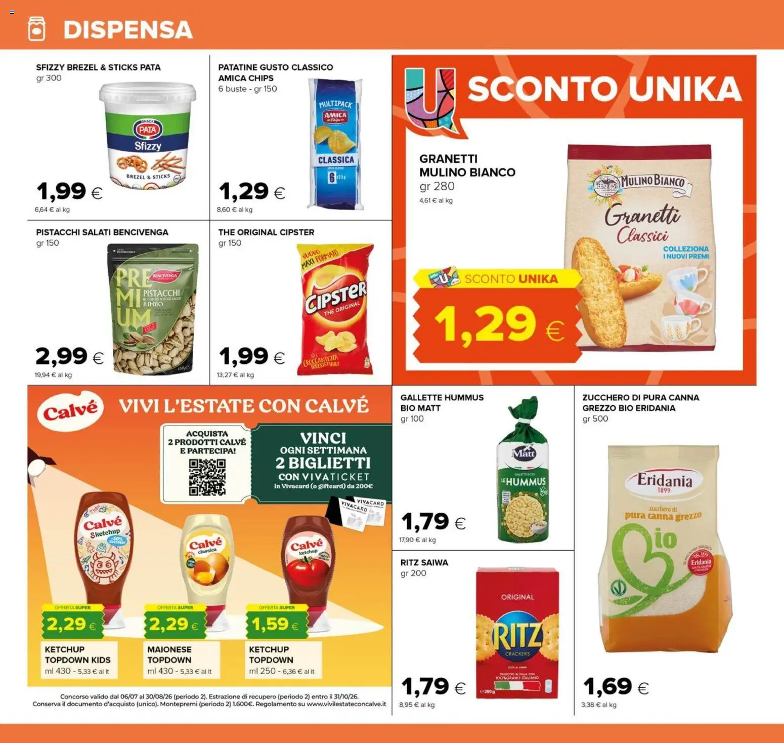 Volantino Oasi del 21/08/2026 | Pagina: 22 | Prodotti: Maionese, Crackers, Gallette, The