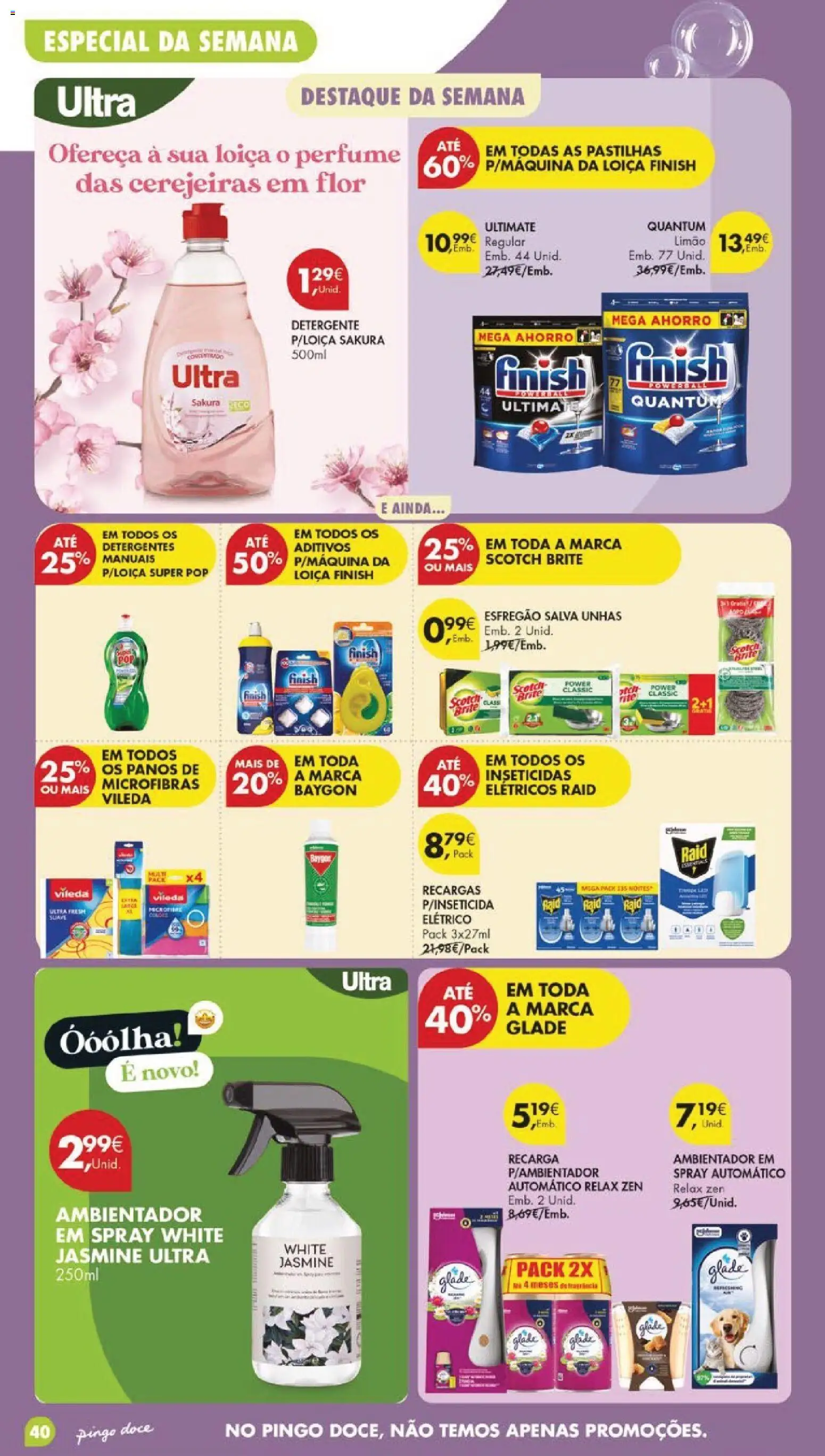 Pingo Doce folheto │ válido de 05.05.2026 | Página: 44 | Produtos: Esfregão, Perfume, Fragrância, Detergente