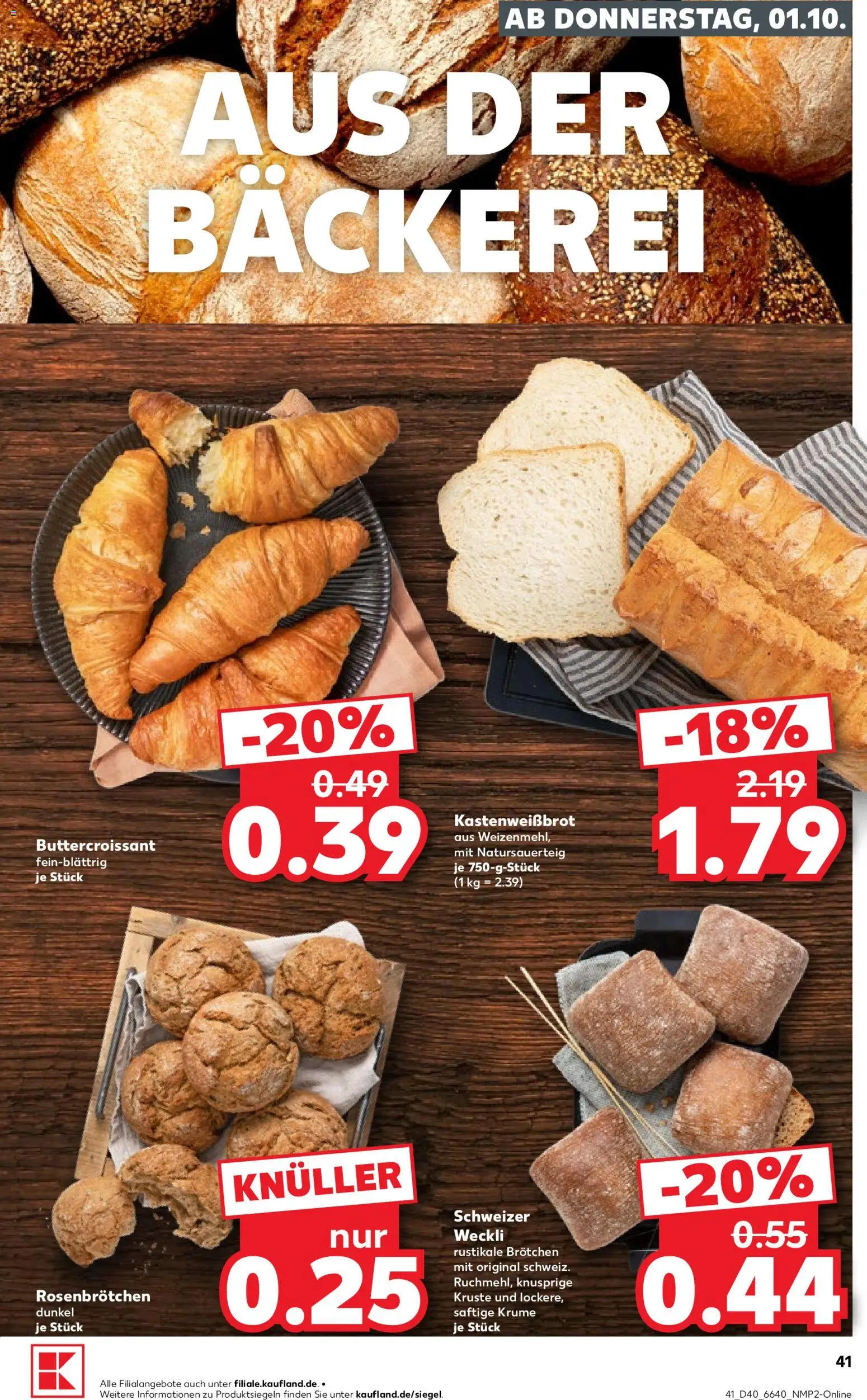 Kaufland Německo leták od 01.10.2026 | Strana: 41