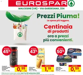 Anteprima del volantino Eurospar volantino Malcesine valido a partire dal 17/09/2026