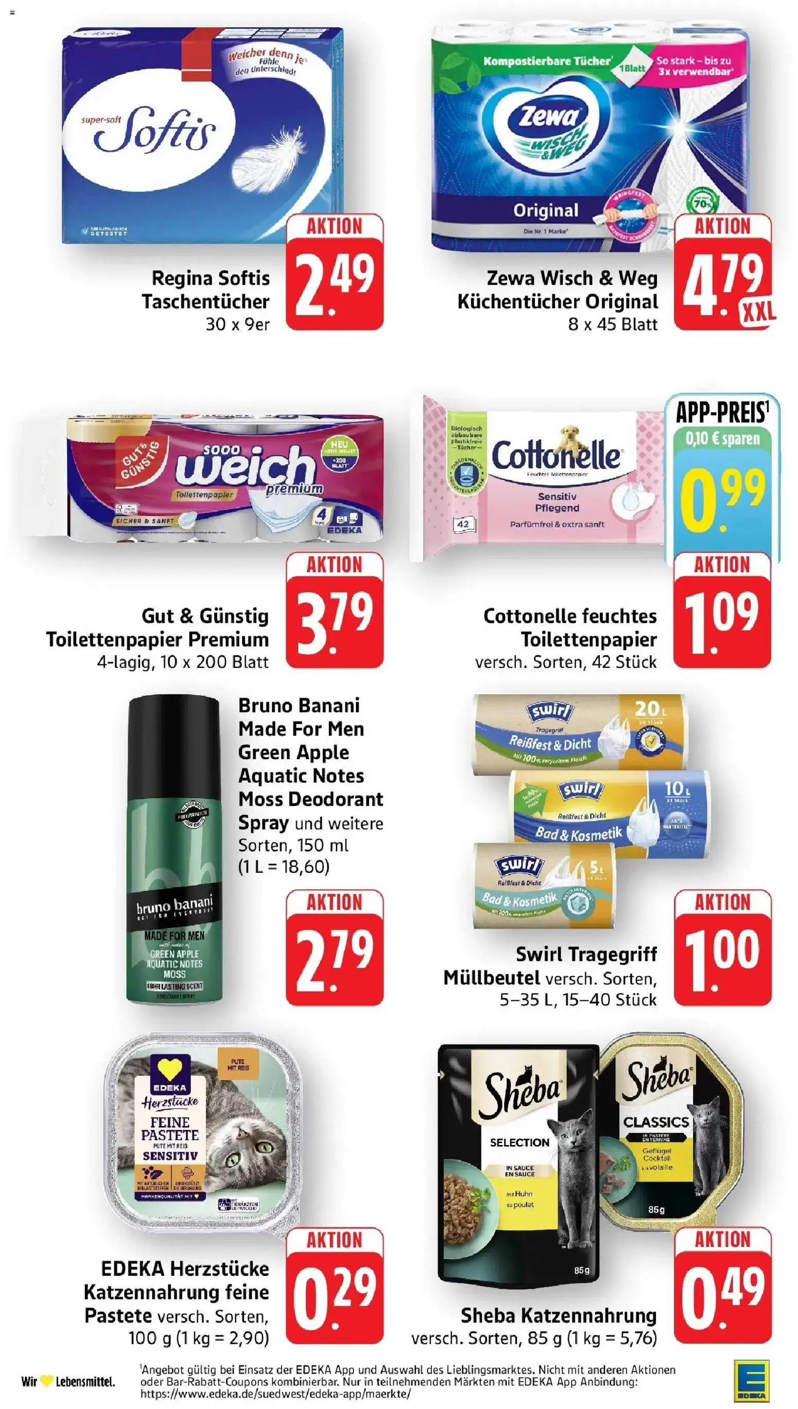 E center Prospekt Neu-Ulm (ab 24.08.2026) zum Blättern | Seite: 35 | Produkte: Taschentücher, Bad, Zewa, Apple