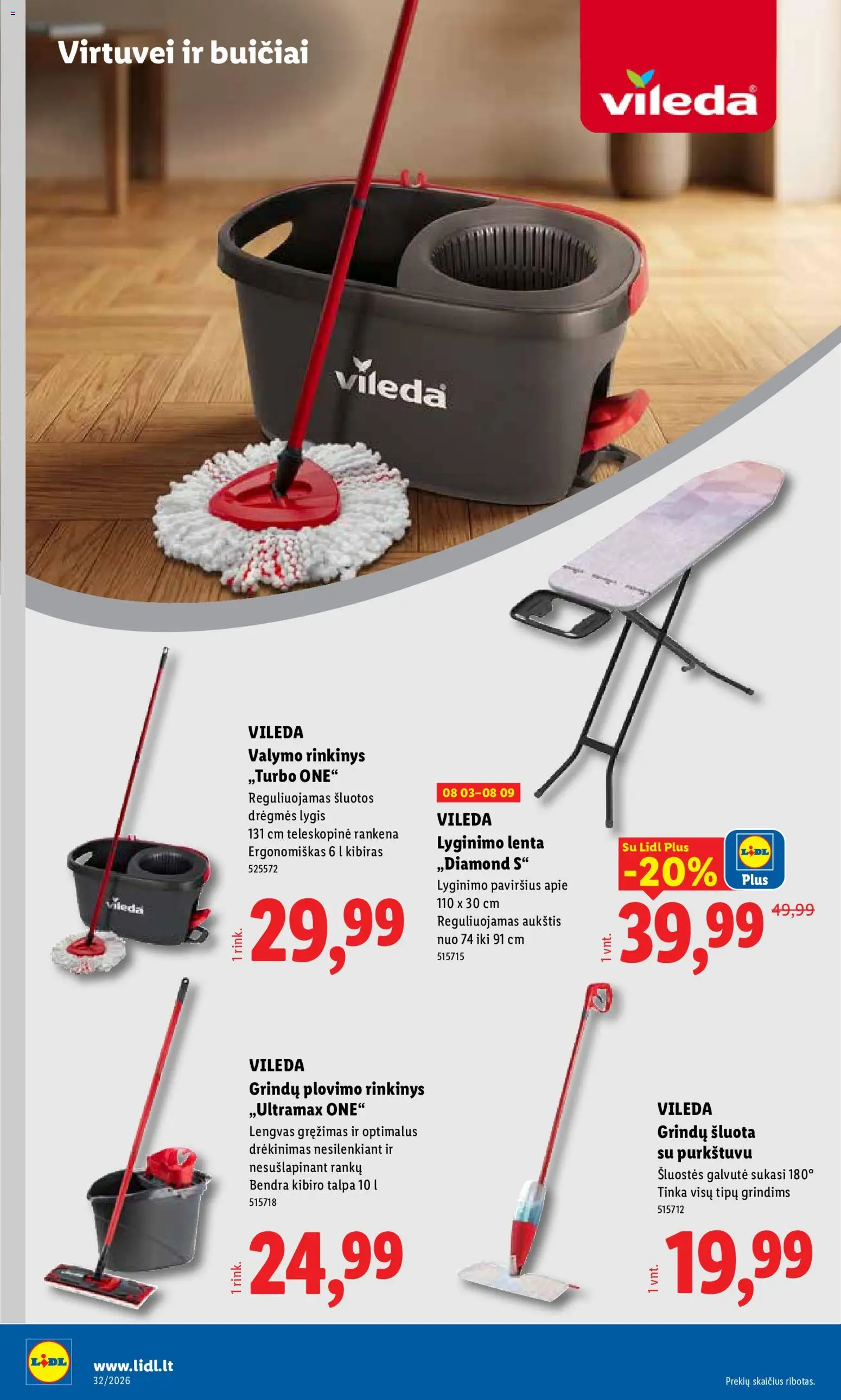 LIDL akcijos nuo 2026.08.03 | Puslapis: 10 | Prekių: Kibiras