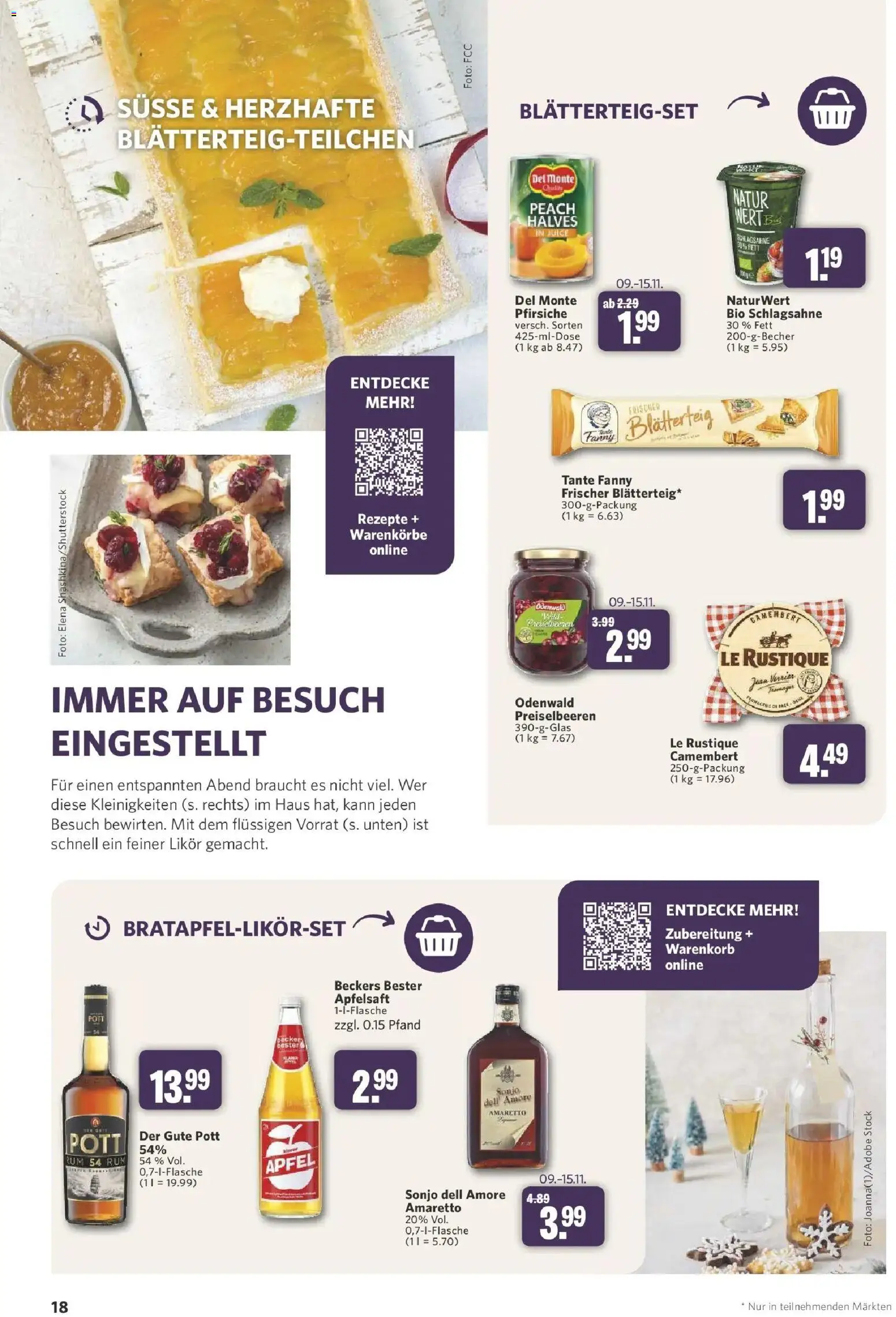 Combi Aktueller Prospekt (ab 26.10.2026) zum Blättern | Seite: 18 | Produkte: Likör, Rum, Äpfel, Preiselbeeren