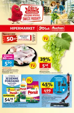 Pogląd oferty "Auchan gazetka - 30 Lat Hipermarket" - ważna od 24.09.2026