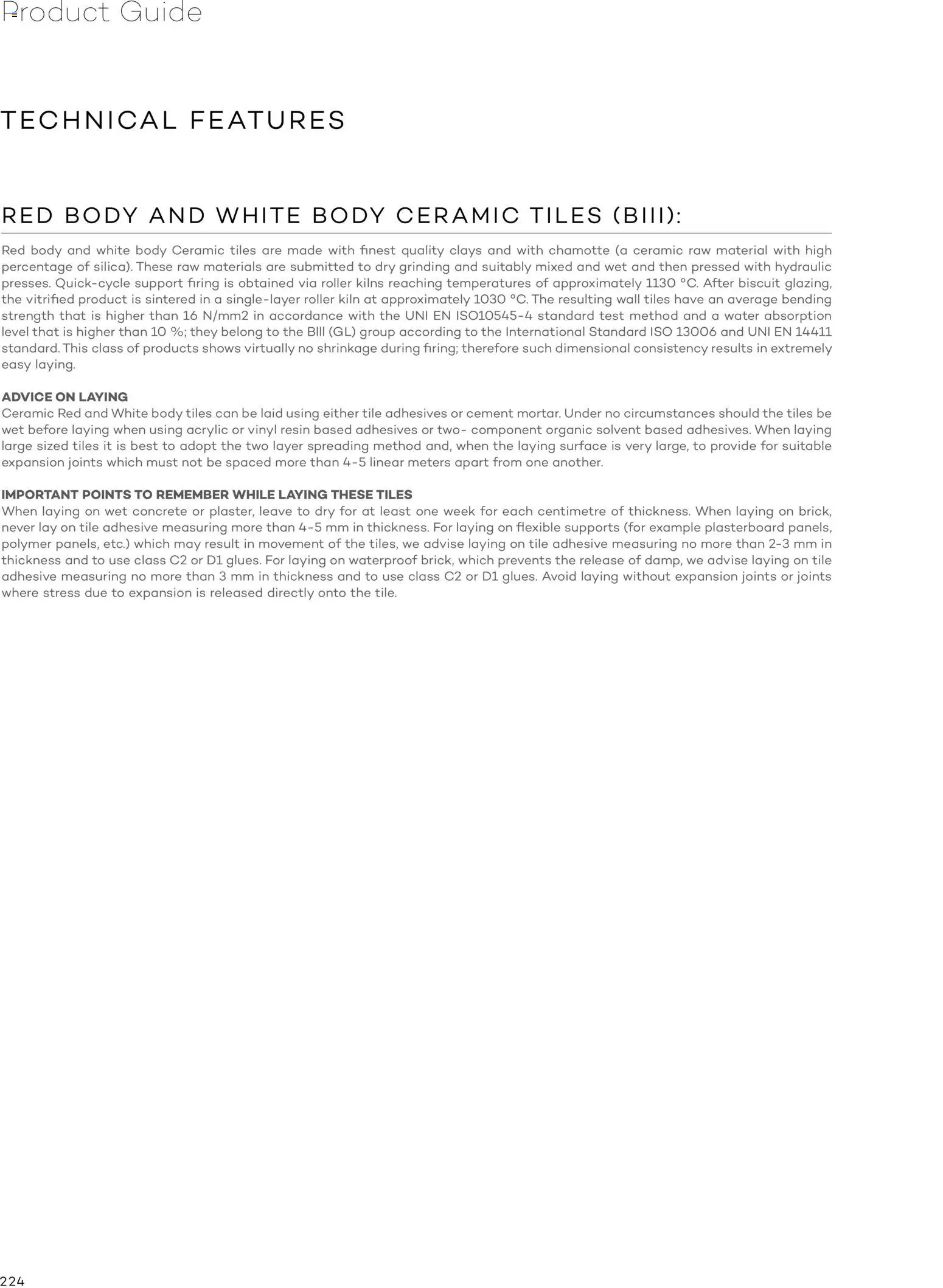 {H1} | Page: 226 | Products: Cement, Water, Adhesive