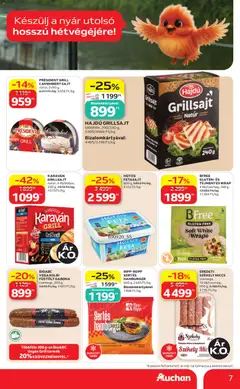 HOTOS FETA SAJT, 600 g, 5832 Ft/kg, 4332 Ft/kg - amely érvényes a következő dátumtól: 2026.08.13. | Oldal: 7 | Termékek: Grillsajt, Feta, Sertéshús, Gyorsfagyasztott
