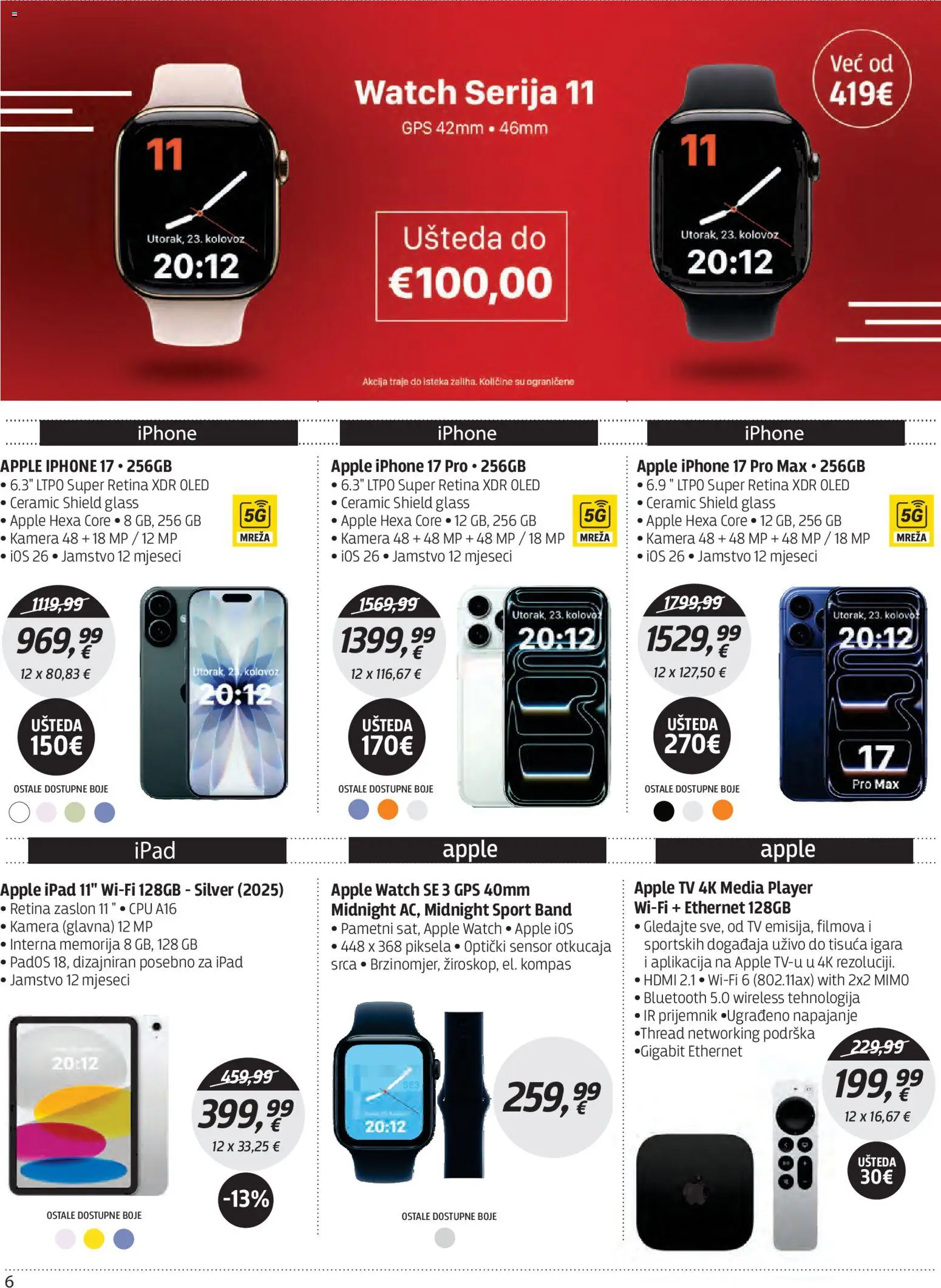 Centar Tehnike katalog | vrijedi od 06.07.2026 | Stranica: 6 | Proizvodi: Tv