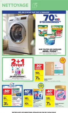 Carrefour - Prévisualisation de Carrefour Petit dejeuner valide à partir de 01/09/2026 | Page: 55 | Produits: Vanish, Capsules de lessive, Détergent, Skip