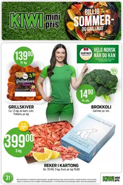 Forhåndsvisning av Kiwi kundeavis gyldig fra 27/07/2026