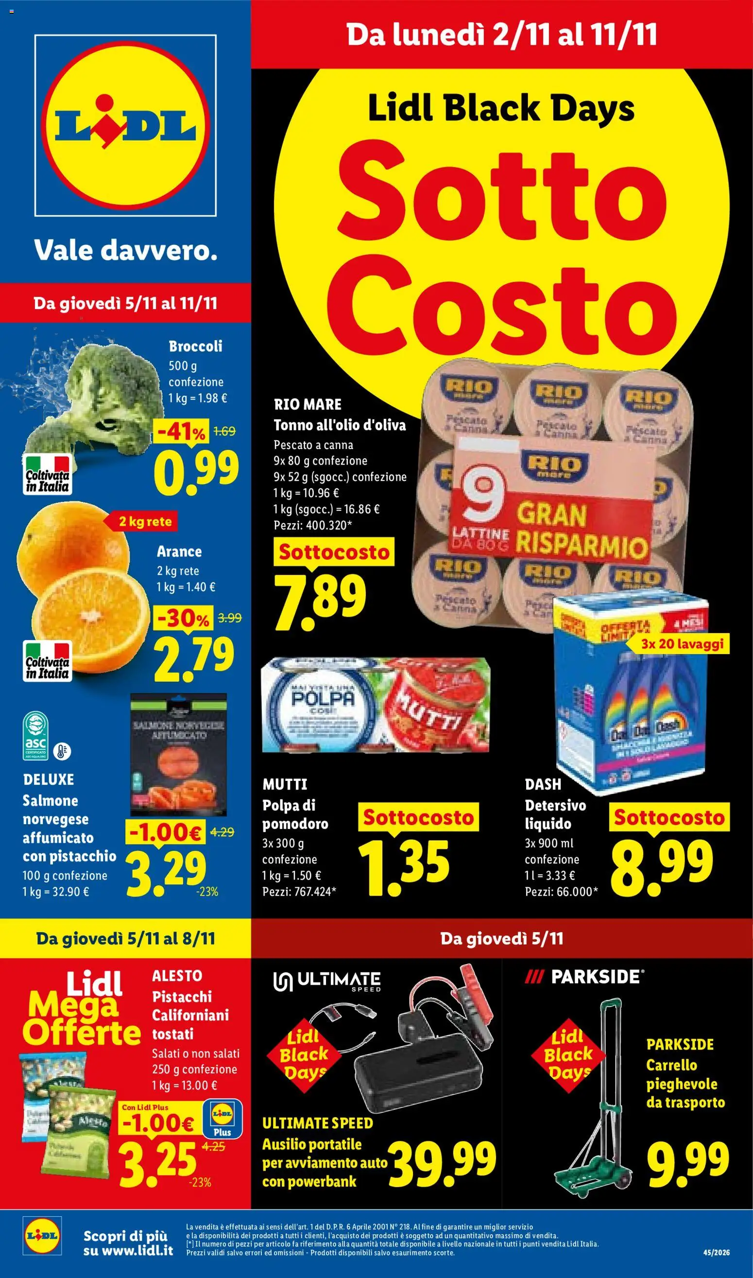 Volantino Lidl del 02/11/2026 | Pagina: 1