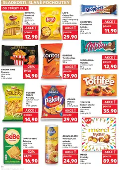 Náhled letáku TOFFIFEE Lískové ořechy v karamelu, různé druhy, 125 g od 29.04.2026 | Strana: 36