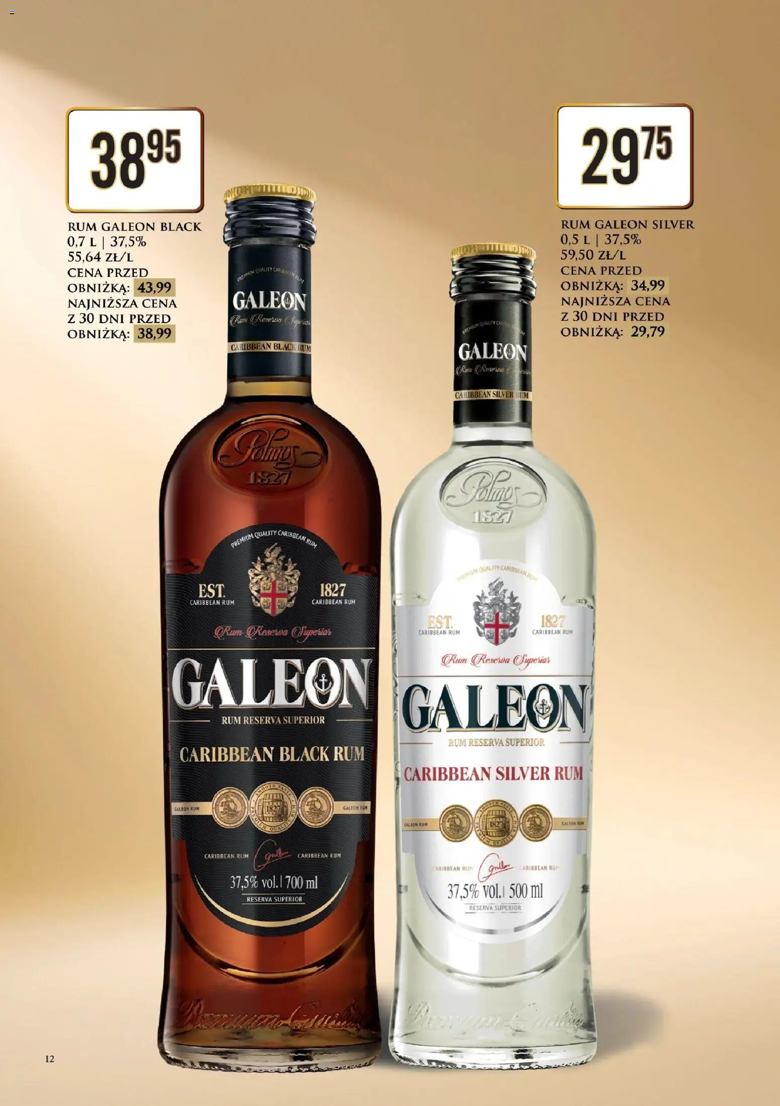 Dino gazetka alkoholowa od 31.07.2026 | Strona: 12 | Produkty: Rum