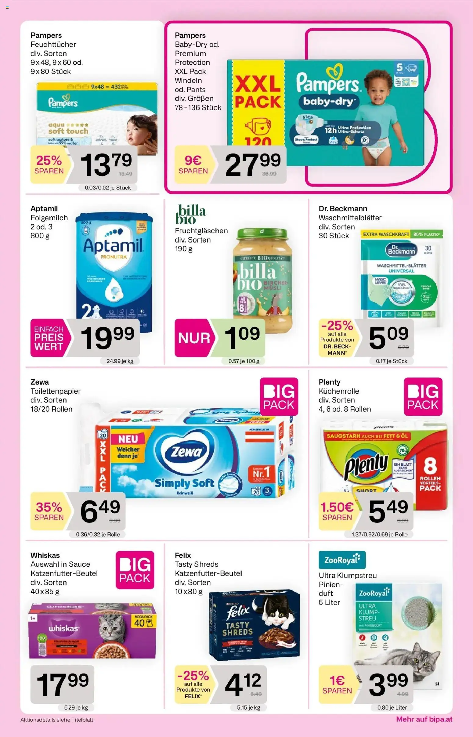 Bipa - BIPA: Flugblatt - gültig bis 02.09.2026 von 20.08.2026 - Aktuelle Angebote | Seite: 5 | Produkte: Windeln, Duft, Pampers, Öl