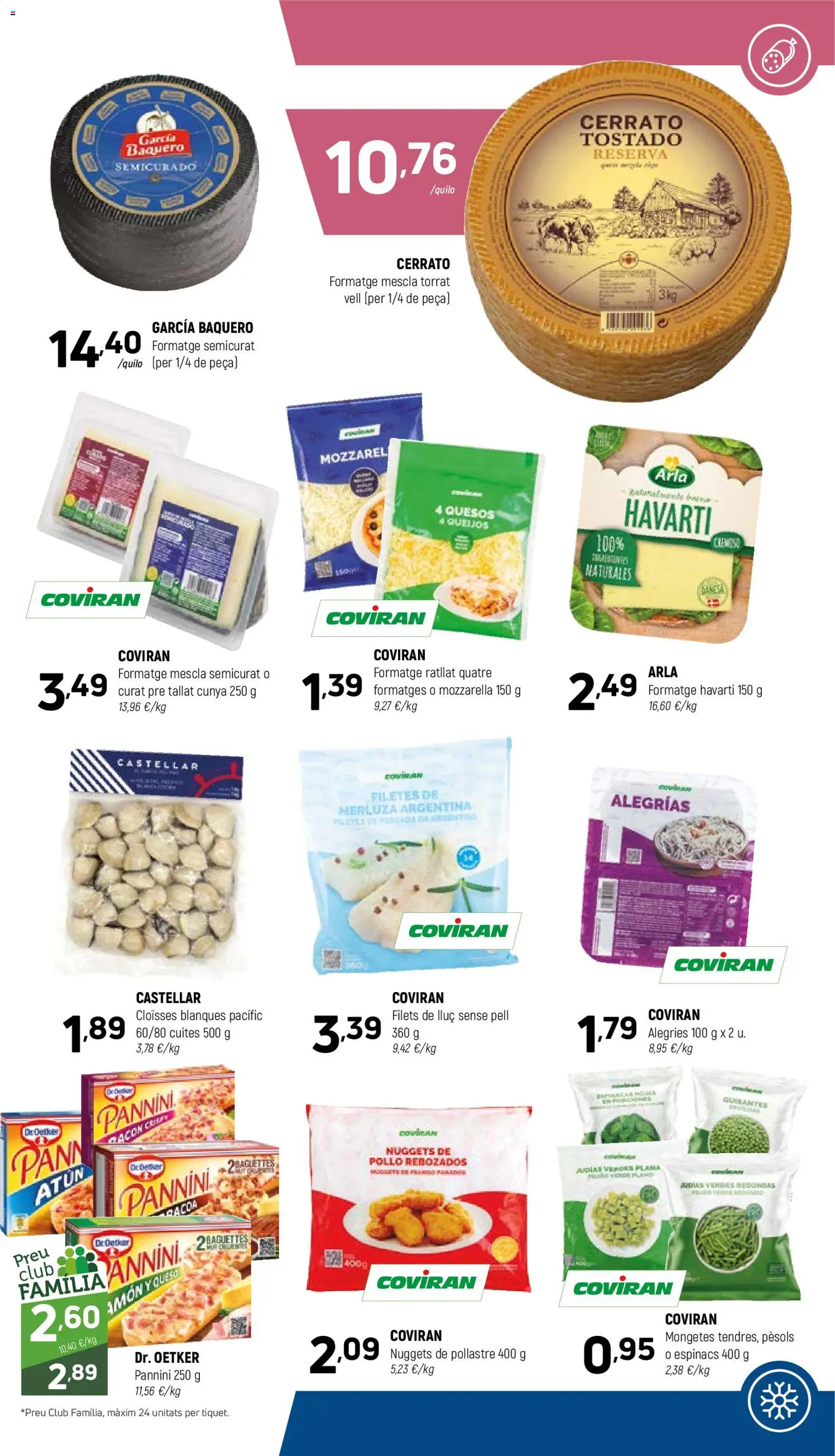 Coviran Ofertas │ válido desde el 20/10/2026 | Página: 5 | Productos: Queso, Atún, Mozzarella, Filetes de merluza