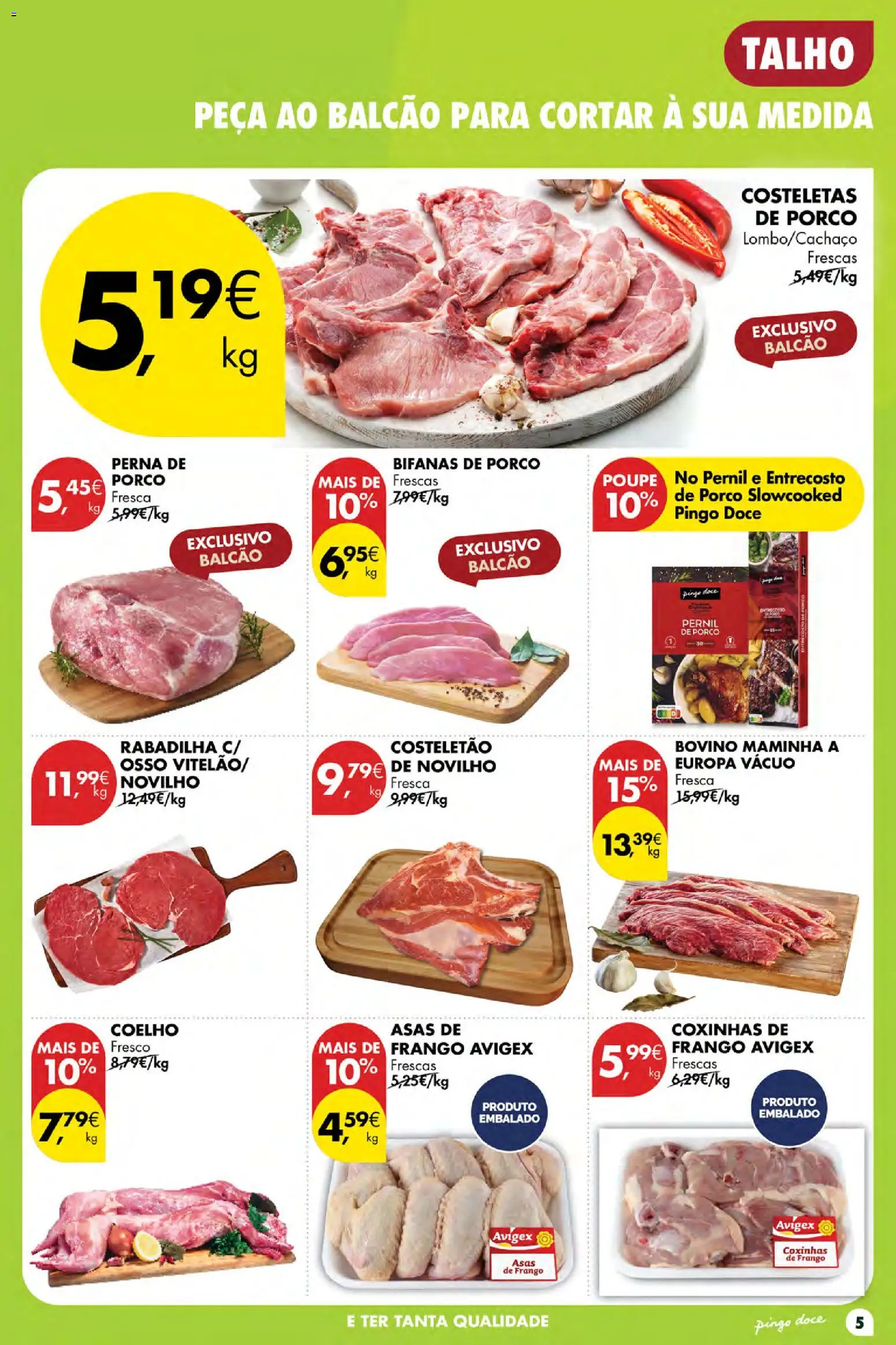 Pingo Doce Poupe Esta Semana Açores │ válido de 10/09/2026 | Página: 5 | Produtos: Asas de frango, Frango, Pernil, Coelho