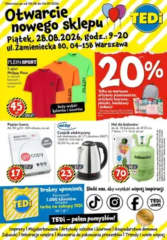 Pogląd oferty "TEDi gazetka - Warszawa" - ważna od 28.08.2026