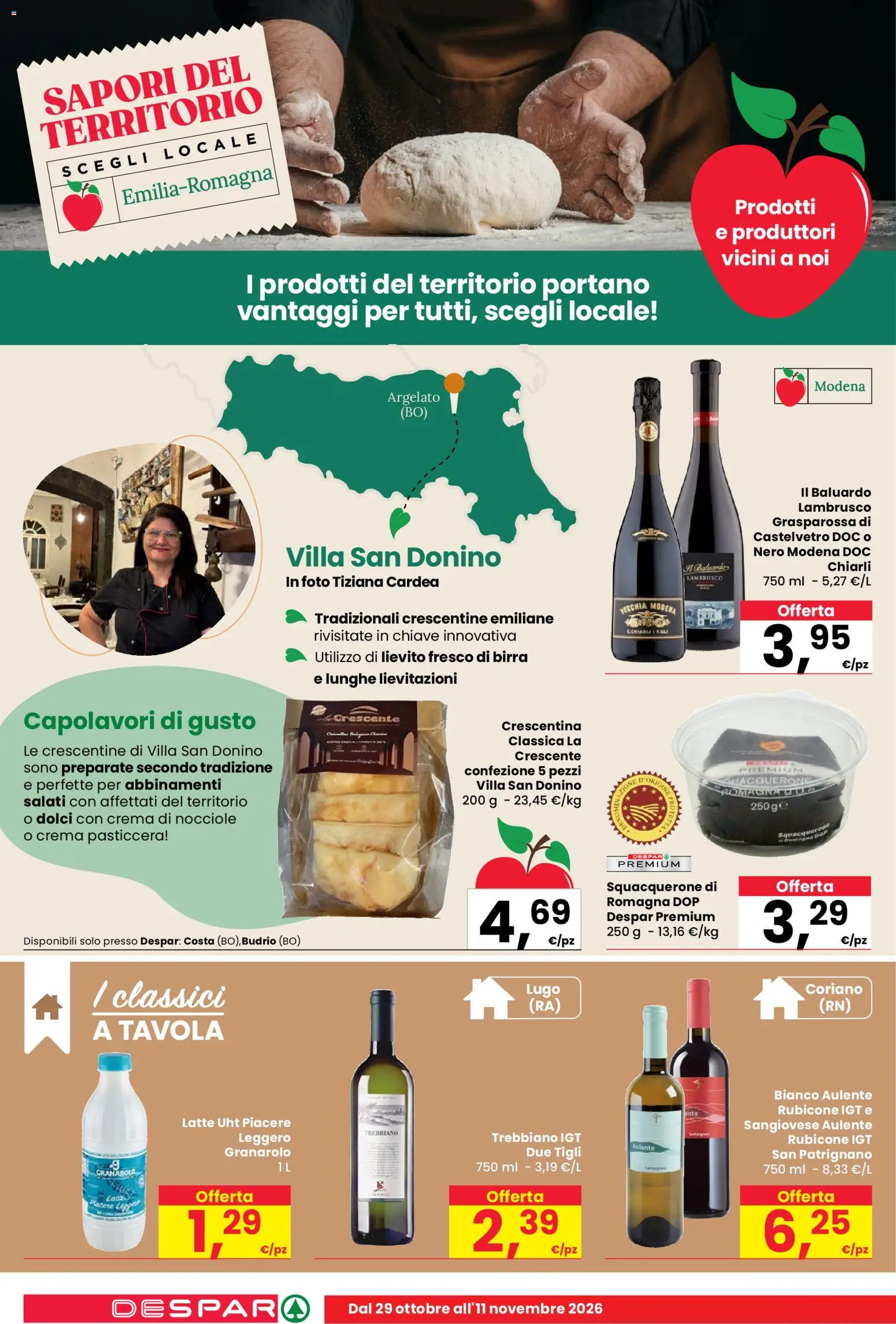 Volantino Despar del 29/10/2026 | Pagina: 8 | Prodotti: Birra, Latte, Nocciole, Dolci