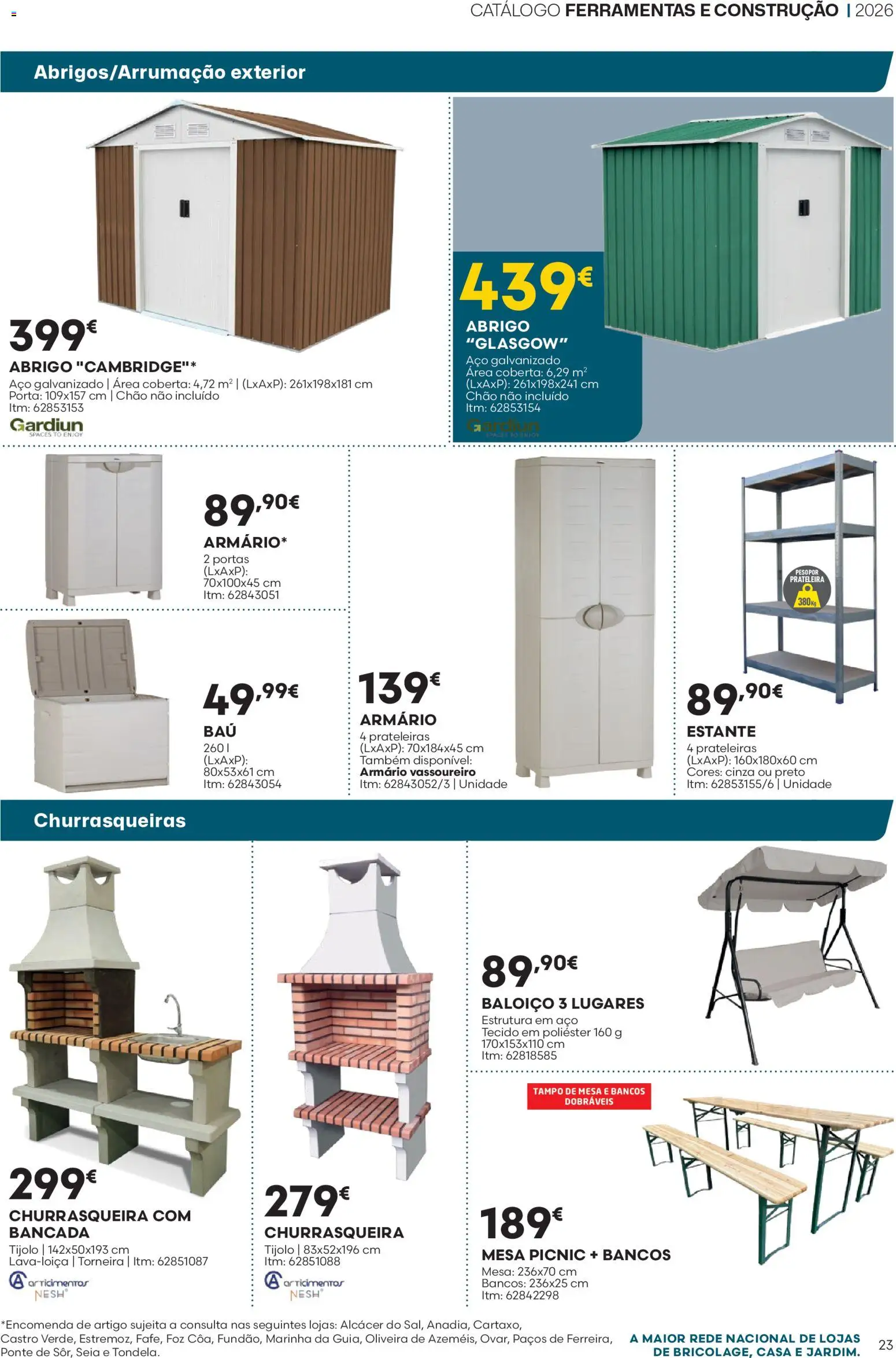 BricoMarché Folheto 10 - Catálogo Ferramentas e Construção │ válido de 16/07/2026 | Página: 23 | Produtos: Porta, Bancada, Torneira, Ferramentas