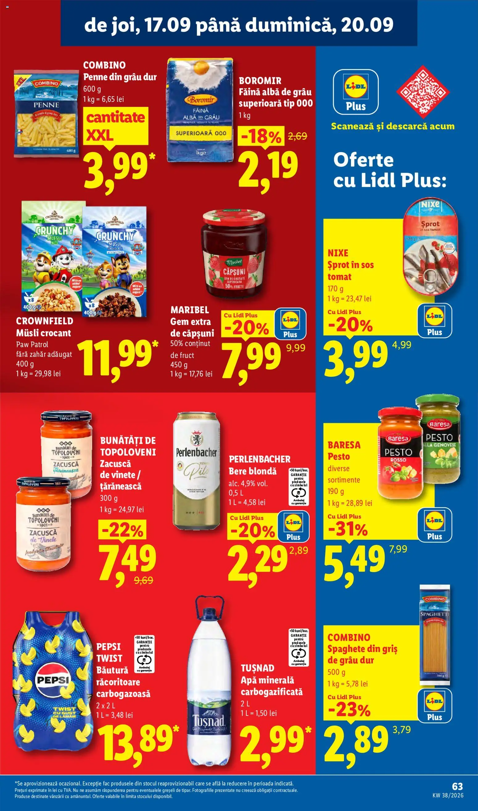 Noul catalog Lidl – valabil de la 14.09.2026 | Pagină: 63
