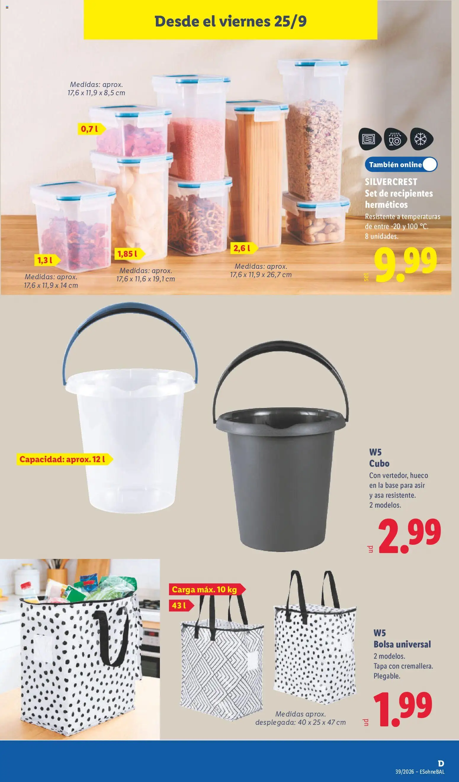 Lidl folleto de bazar │ válido desde el 21/09/2026 | Página: 19
