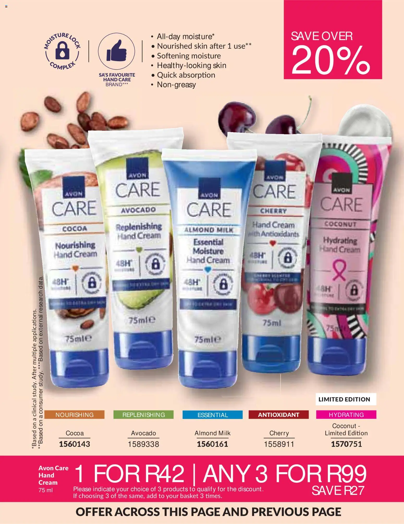 New Avon catalogue – valid from 01/07/2026 | Page: 189 | Products: Lock, Cocoa, Avocado, Cream
