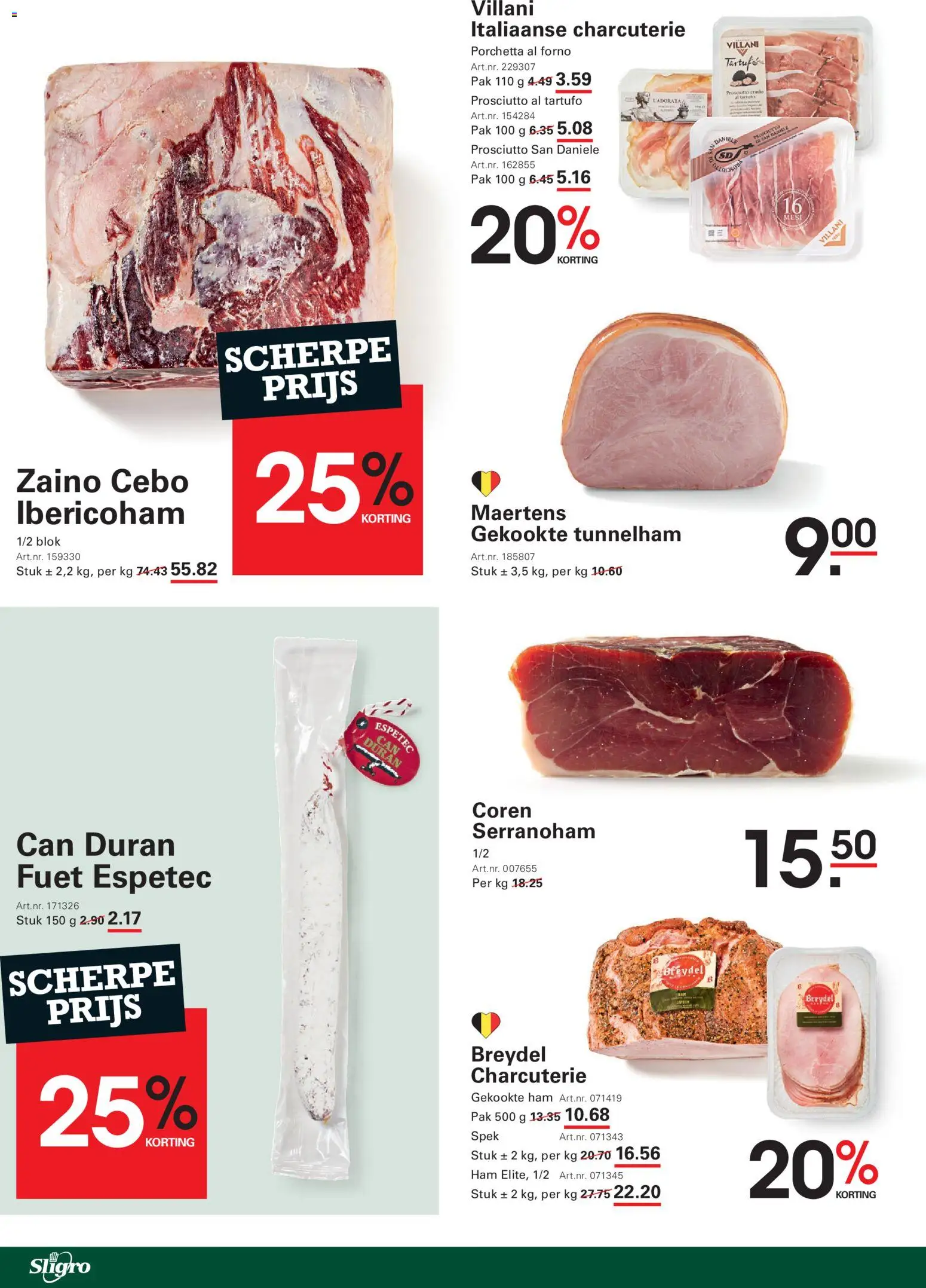 {H1} | Pagina: 8 | Producten: Ham, Spek, Prosciutto, Prosciutto crudo
