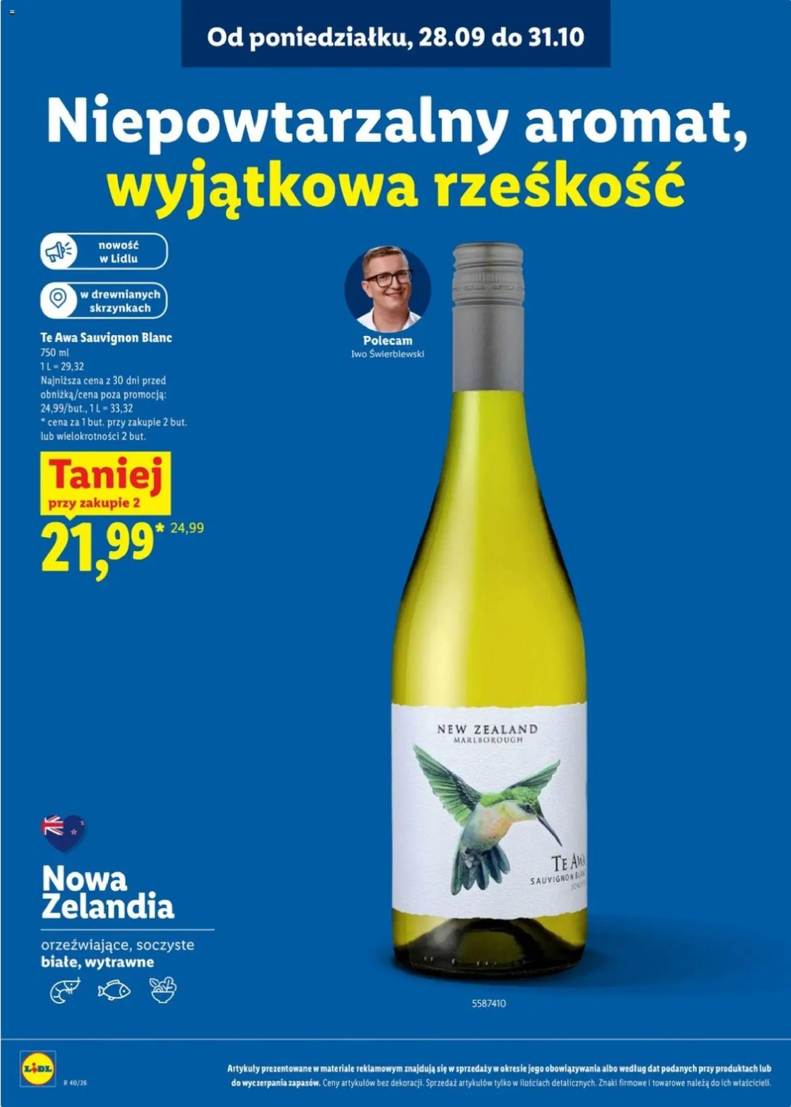 Lidl Katalog karta win od 28.09.2026 | Strona: 6 | Produkty: Wino, Sauvignon Blanc