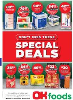 OK Foods specials catalogue – valid from 13.05.2026