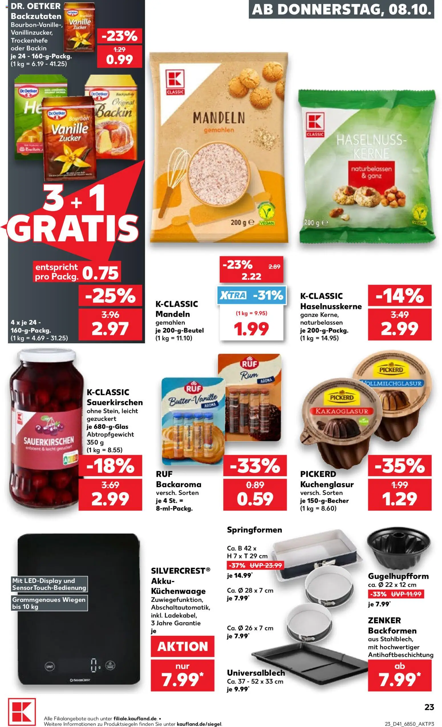 Kaufland Německo leták od 08.10.2026 | Strana: 23 | Produkty: Bourbon