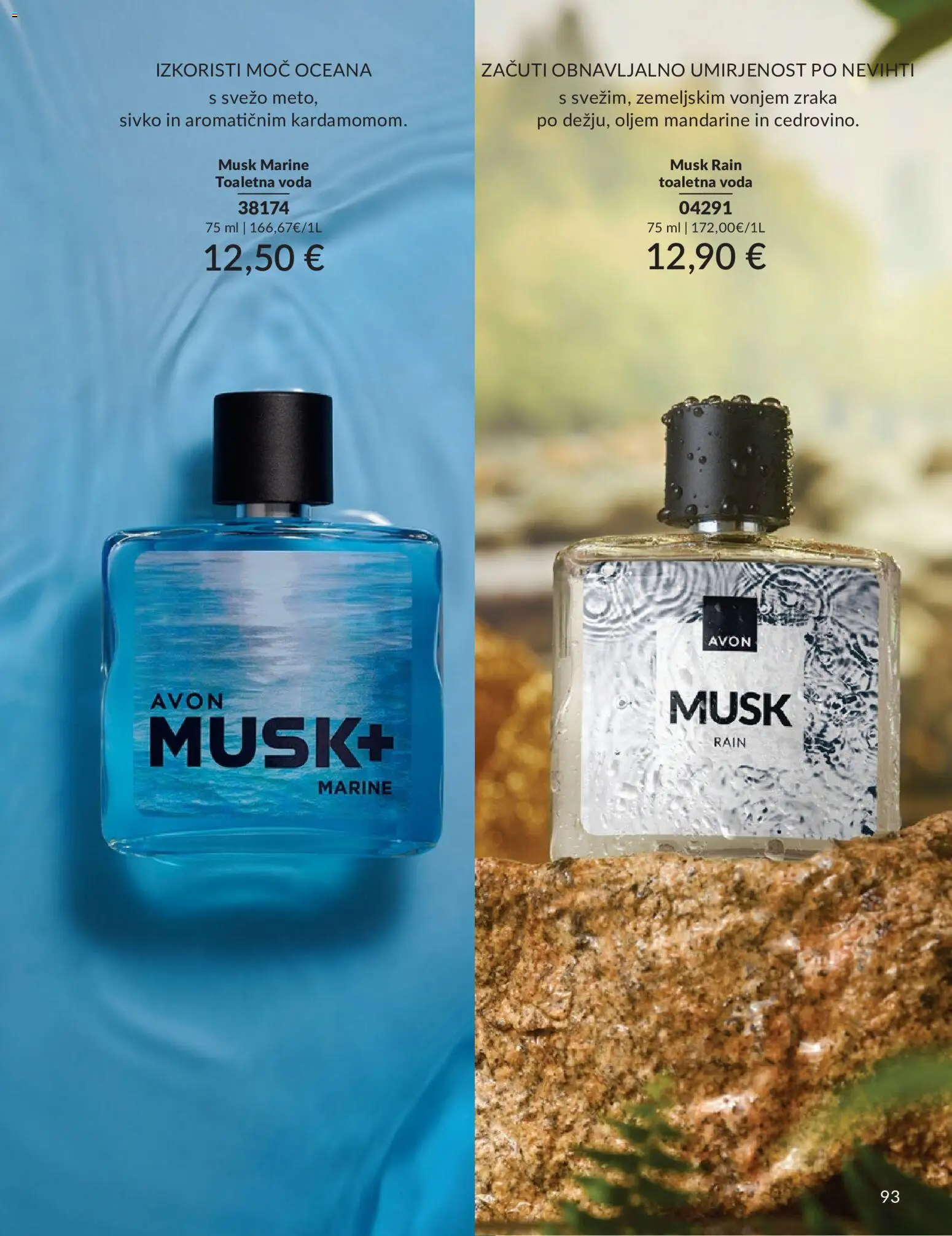 Novi Avon katalog ponudbe – veljaven od 01.05.2026 | Stran: 93 | Izdelki: Mandarine, Voda, Toaletna voda