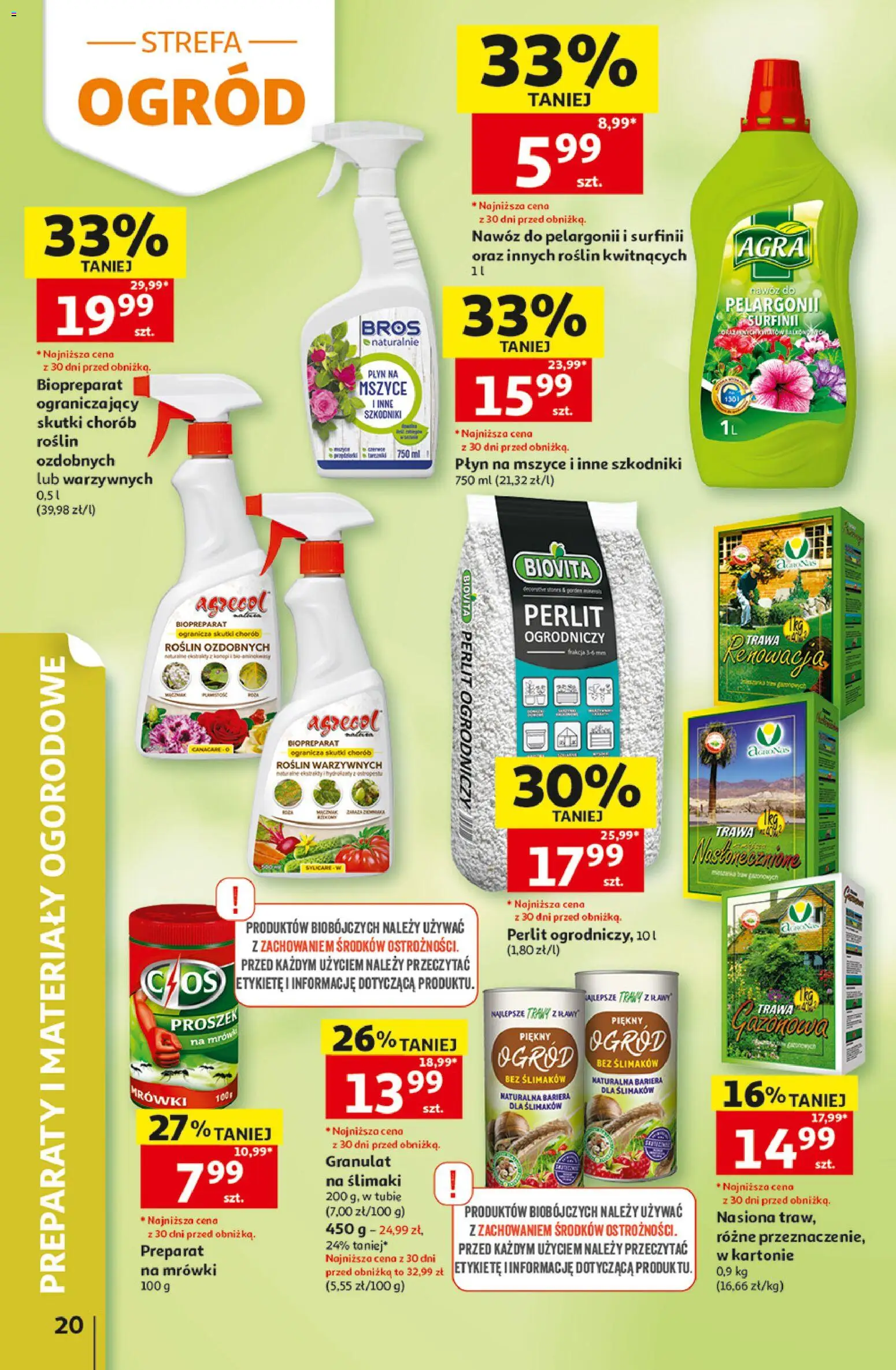 Auchan gazetka - 30 Lat Hipermarket od 07.05.2026 | Strona: 20 | Produkty: Trawy, Nasiona