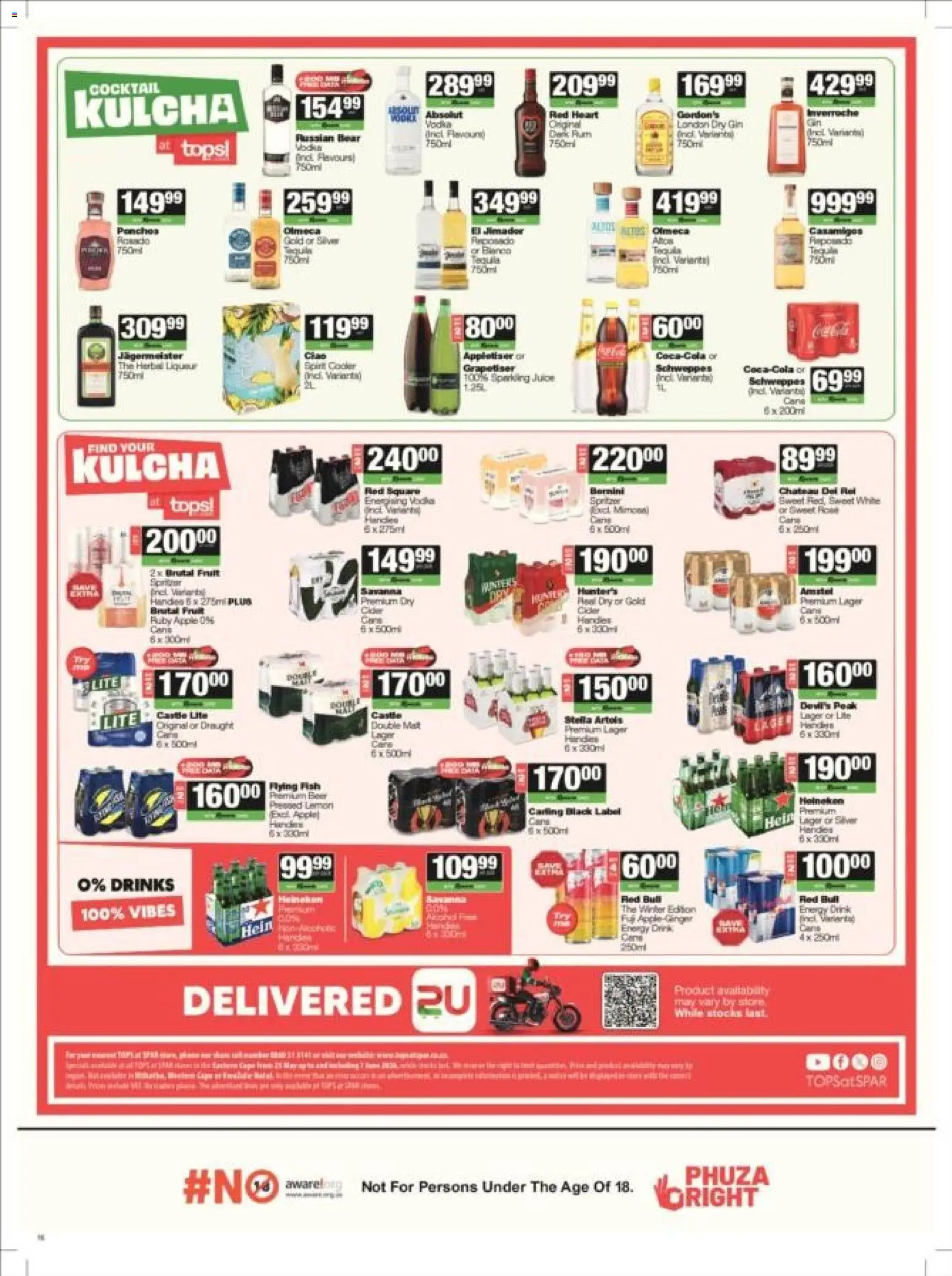 New Superspar catalogue – valid from 25.05.2026 | Page: 16 | Products: Gin, Vodka, Fruit, Lemon